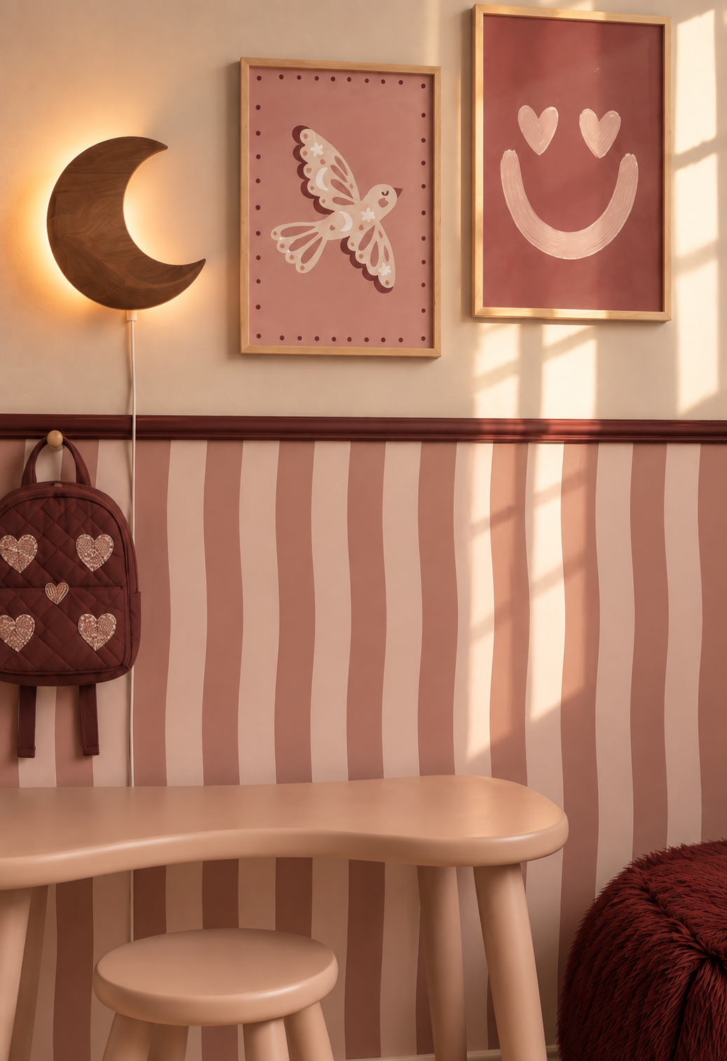 Kinderkamer poster - Hartjes Smiley