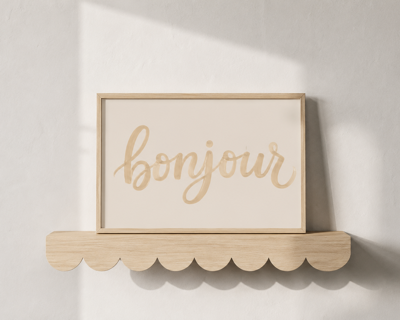 Children's room poster - Je t'aime