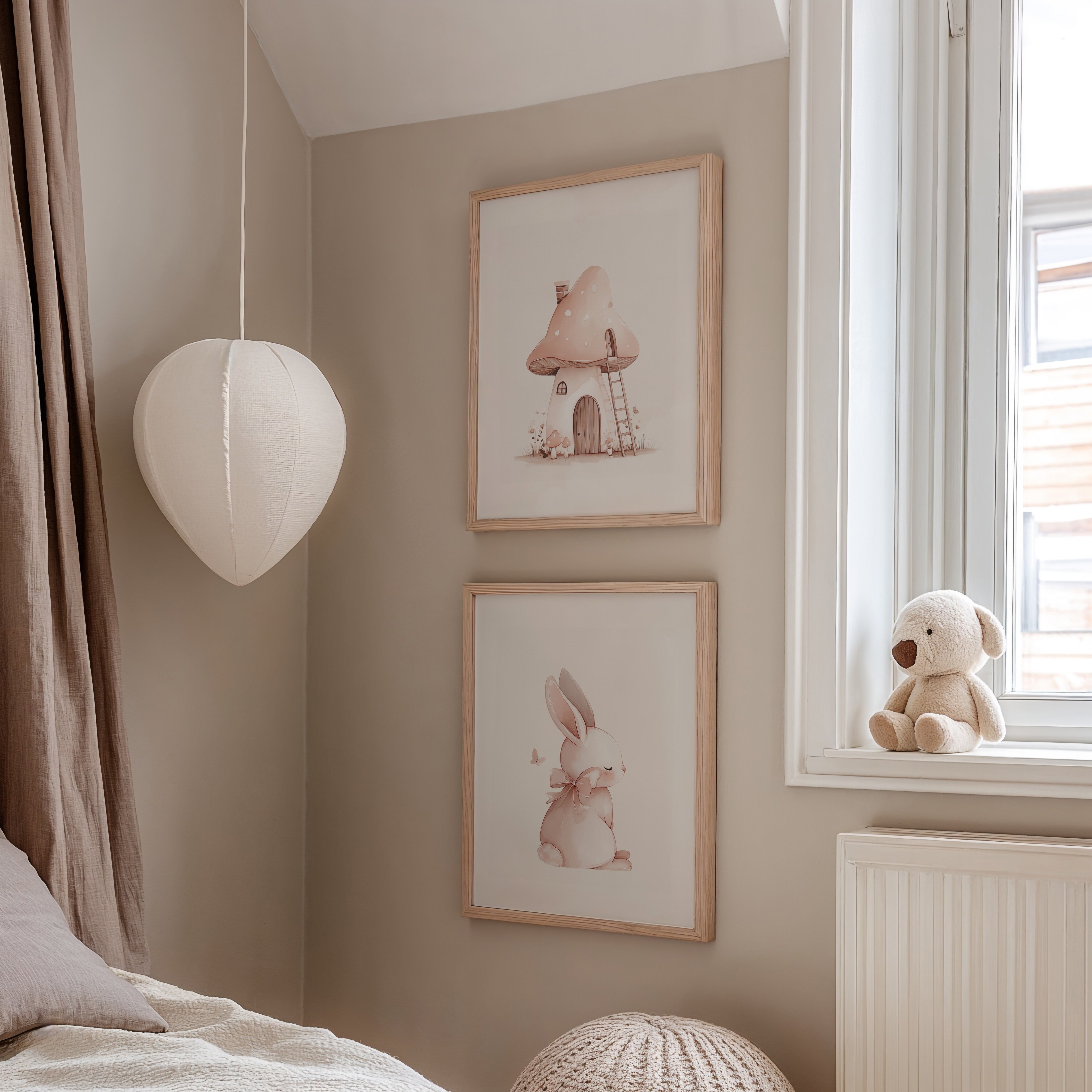 Children's room poster - Gnome house | Unicorns &amp; Fairies