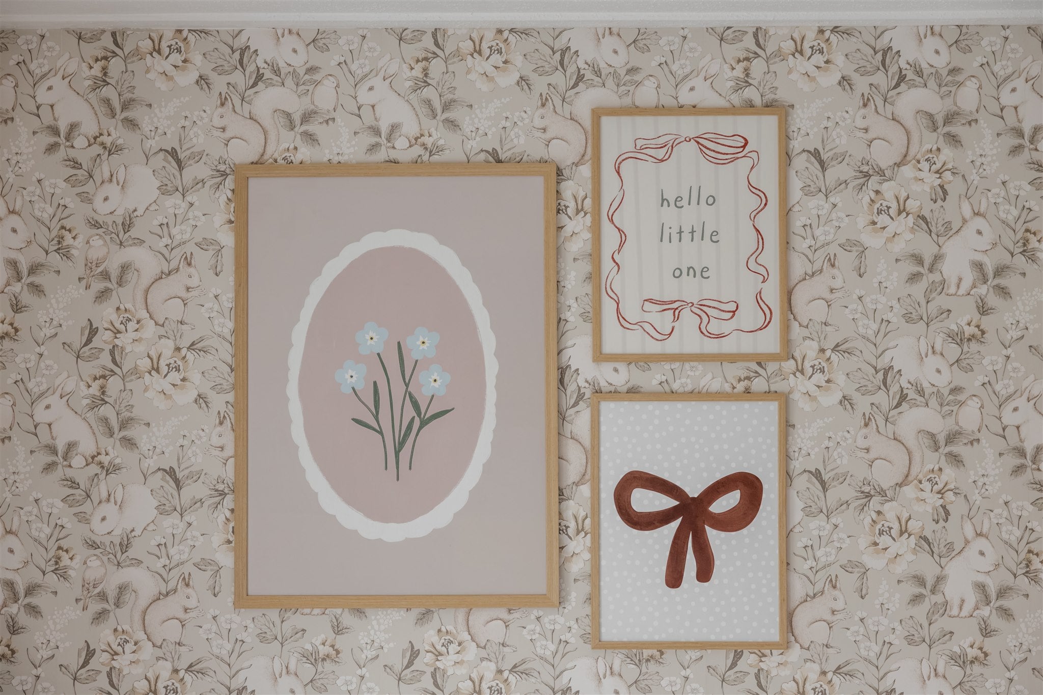 Retro kinderkamer poster - Strik