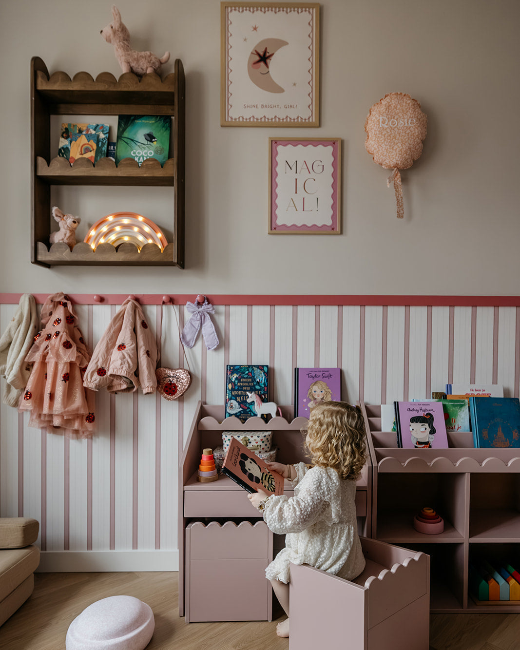 Kinderkamer poster - Shine Bright Girl