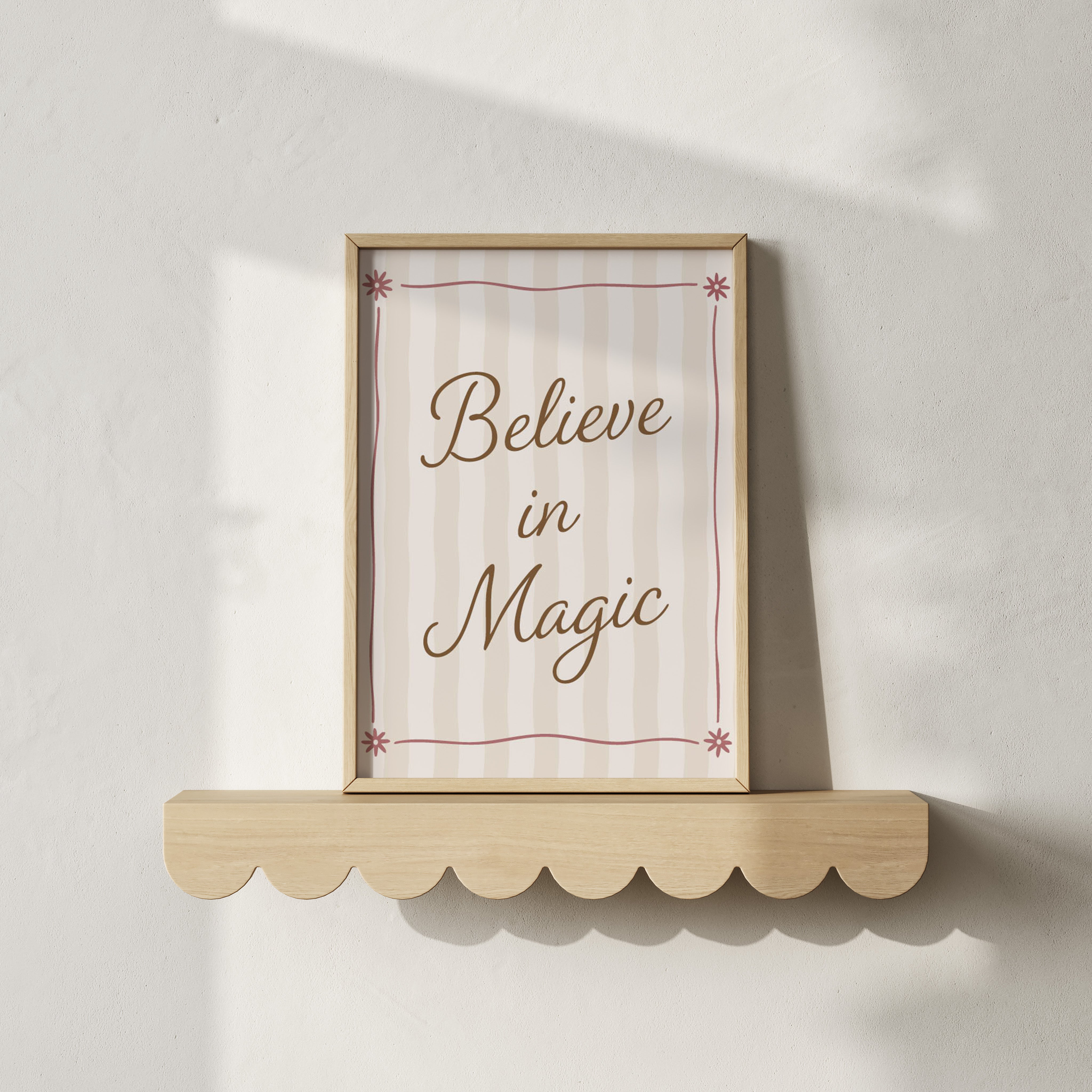 Kinderkamer print - Believe in Magic