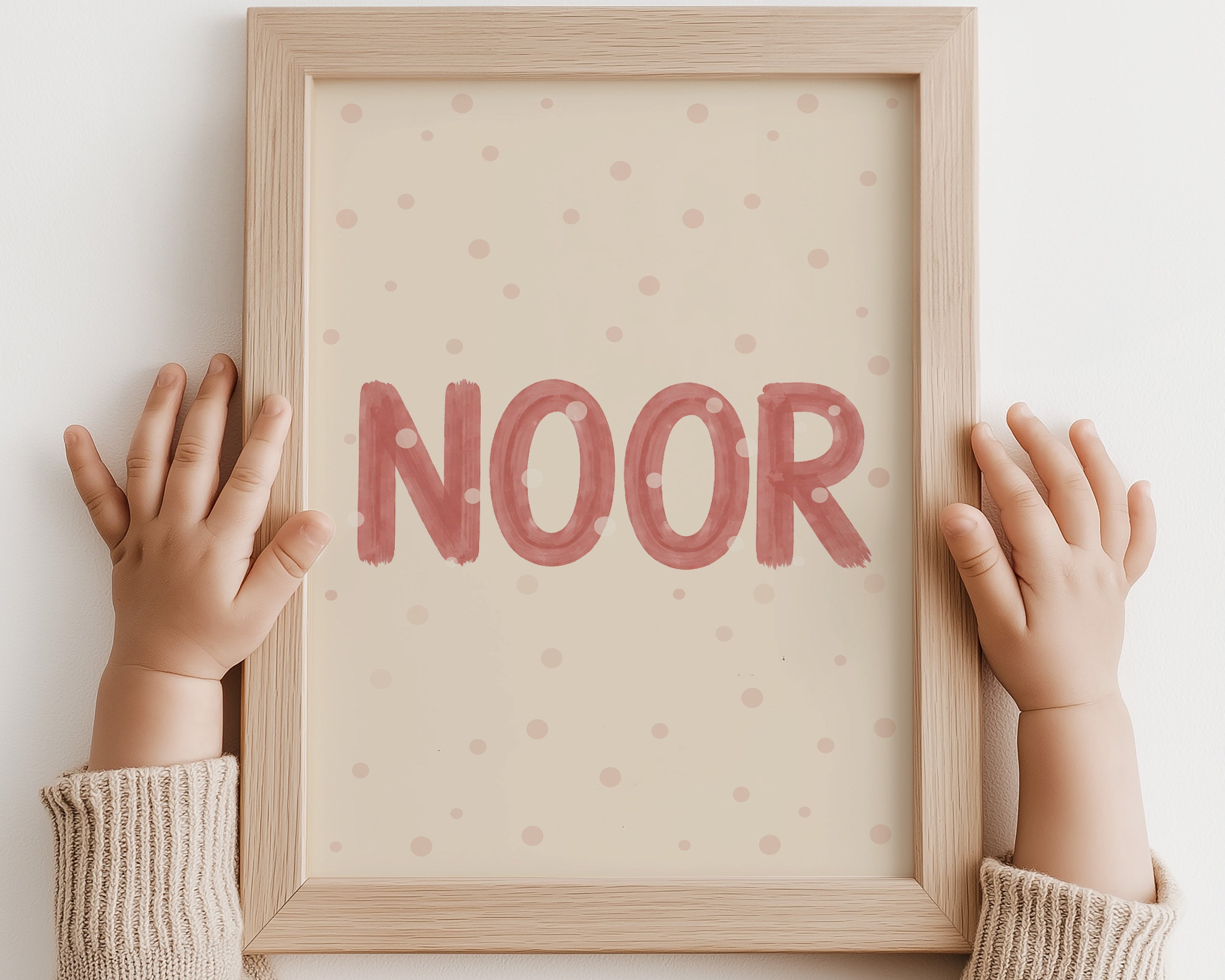 Name poster Letterterpret - girl