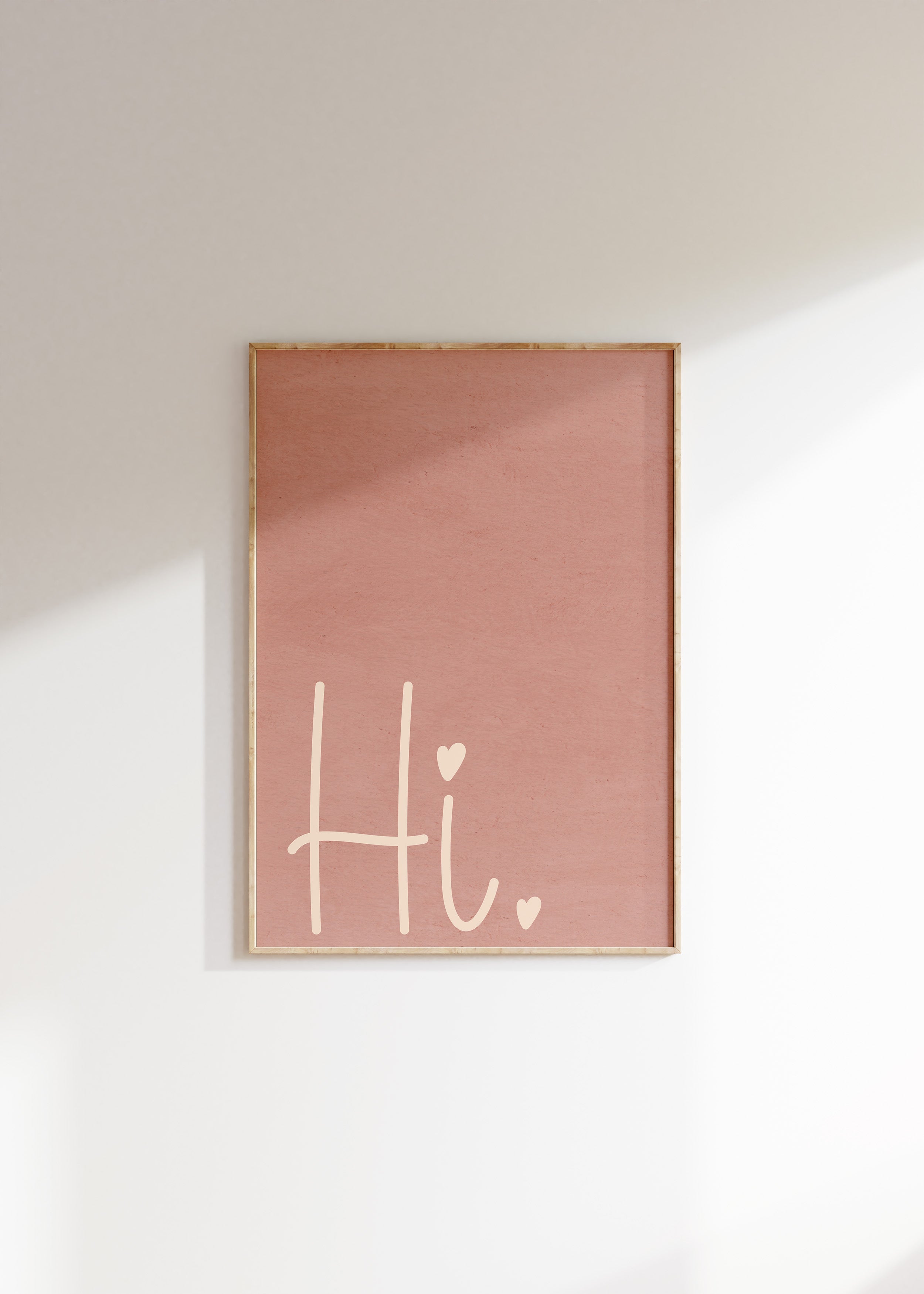 Kinderkamer poster - Hi