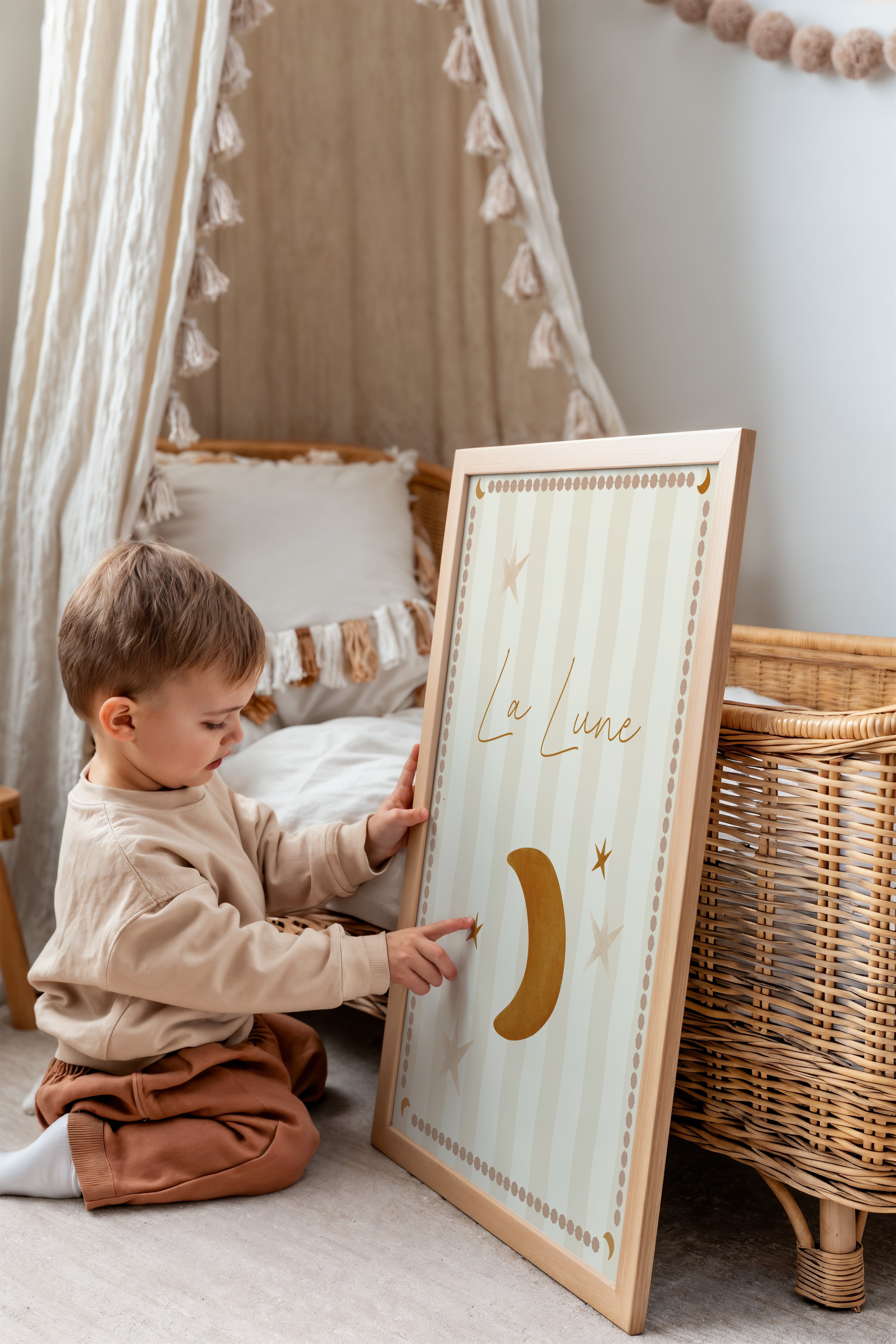 Kinderkamer print - La Lune