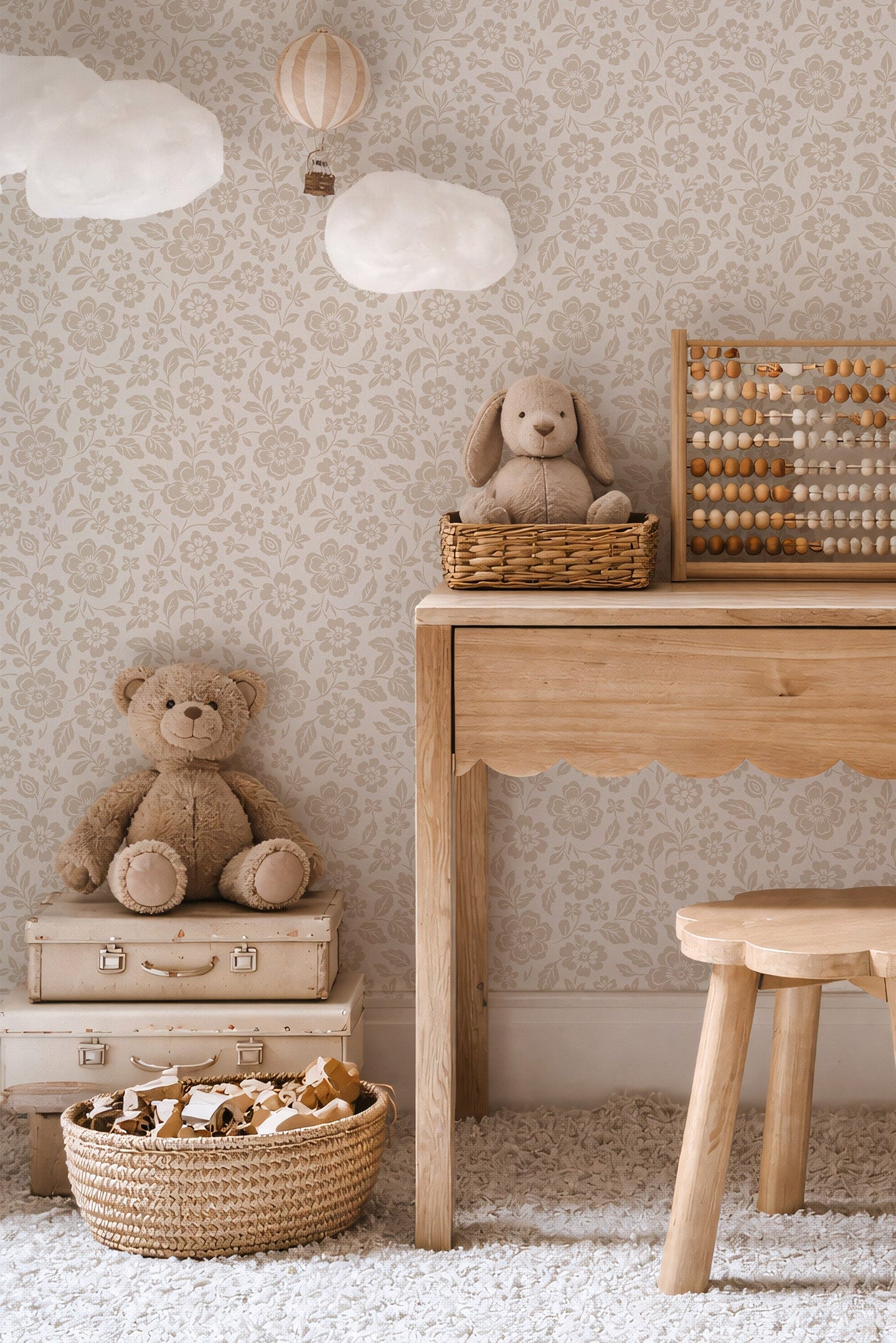 Wallpaper Willow Bloom - honey blush