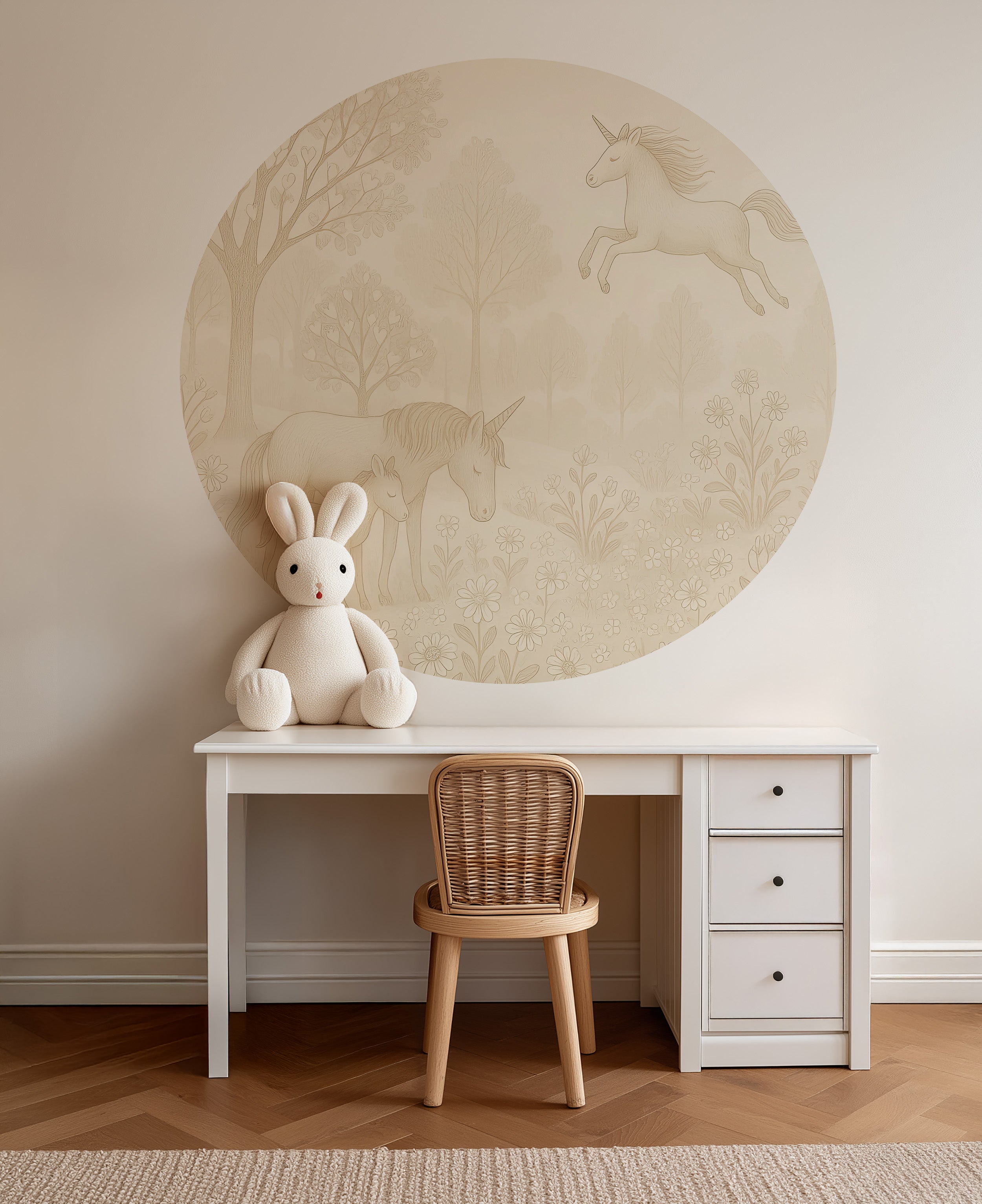 Behangcirkel - Unicorns