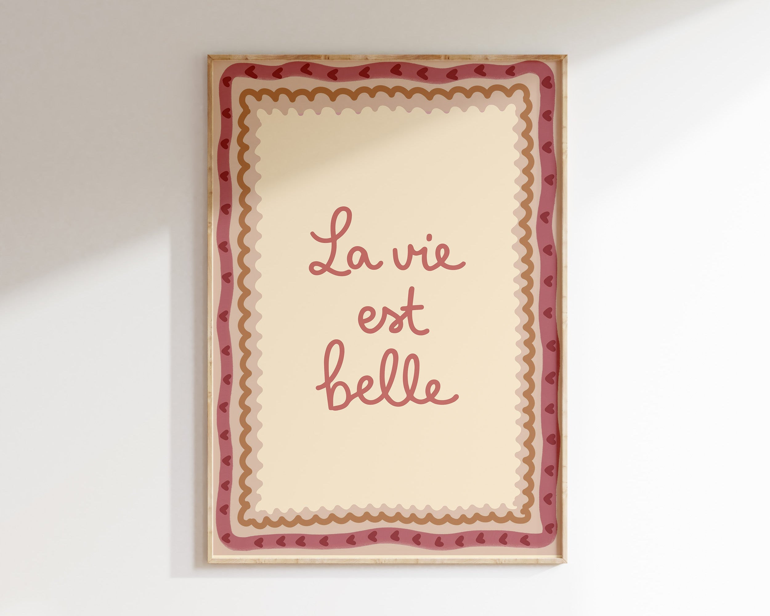 Kinderkamer poster - La vie est belle