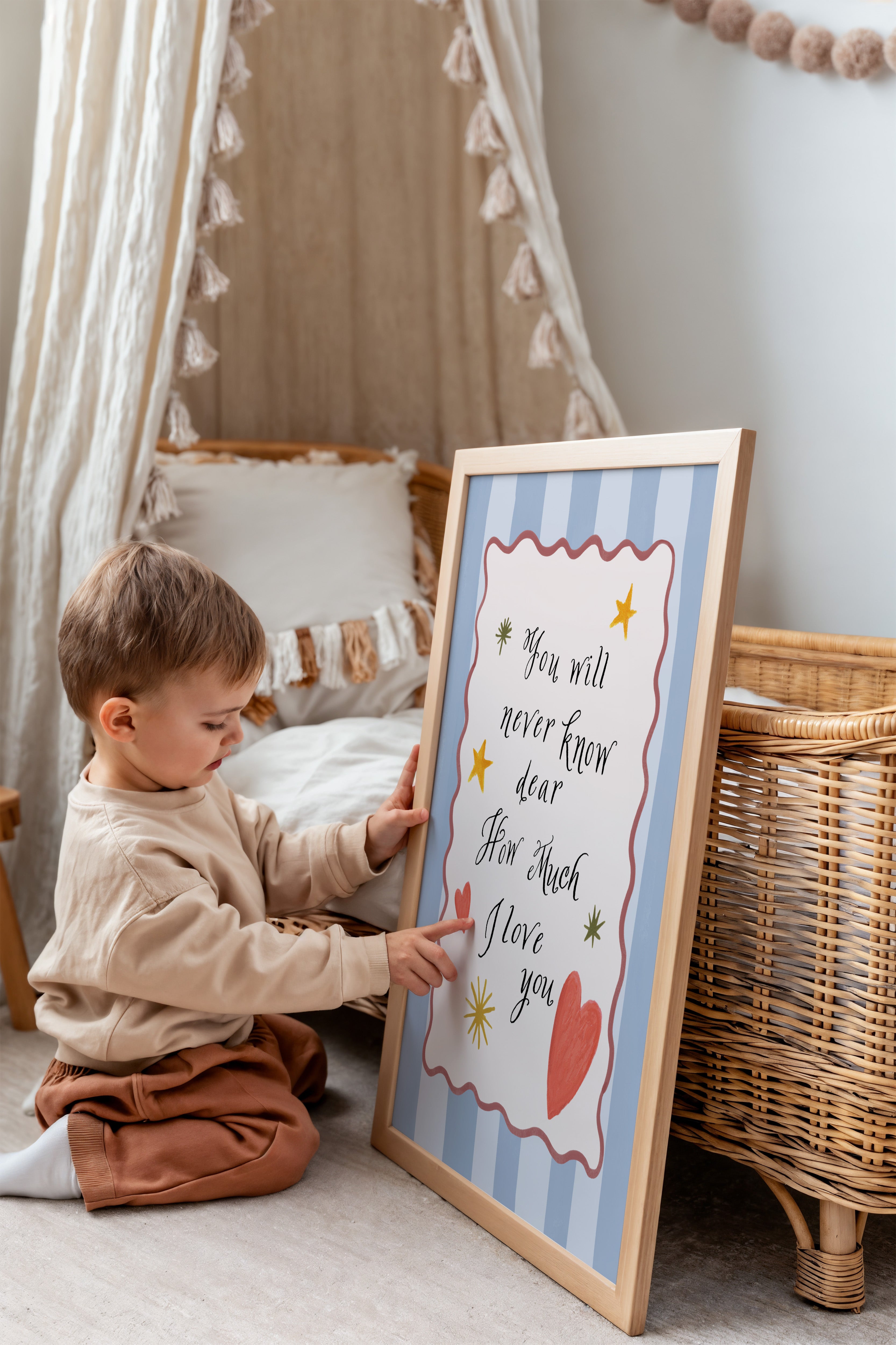 Kinderkamer print - You will never know dear