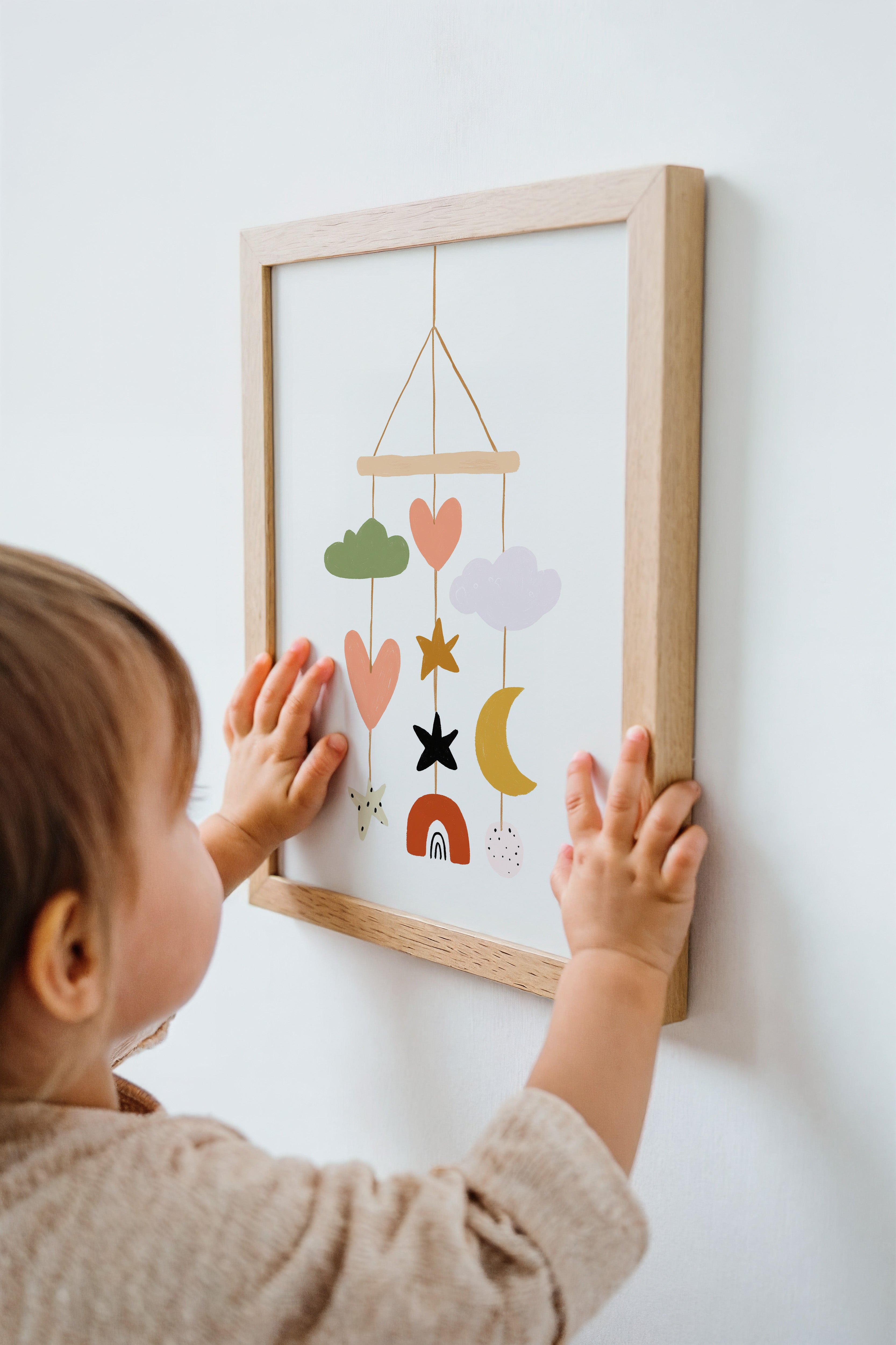 Kinderkamer print - Baby mobile