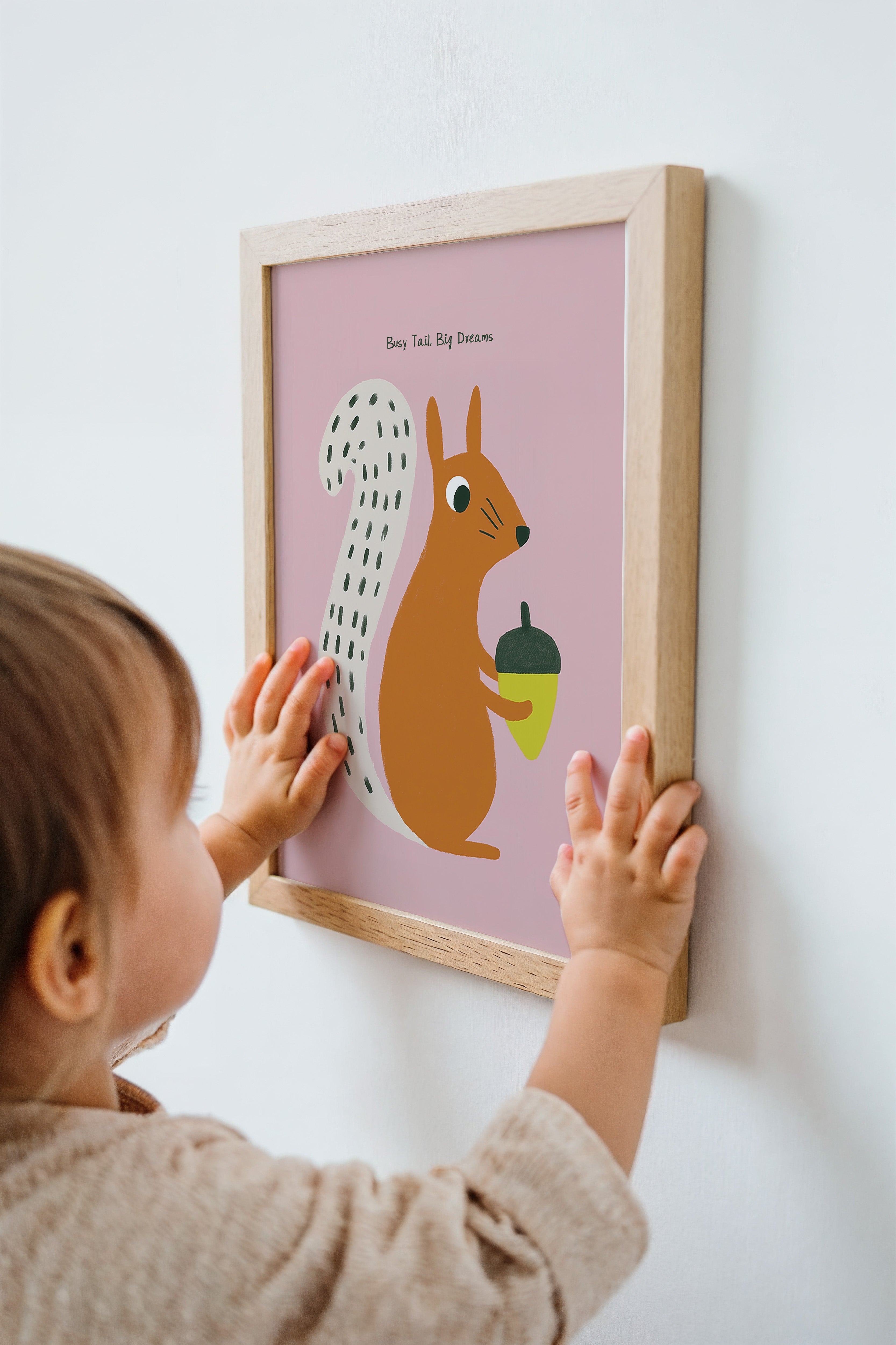 Kinderkamer print - Eekhoorn