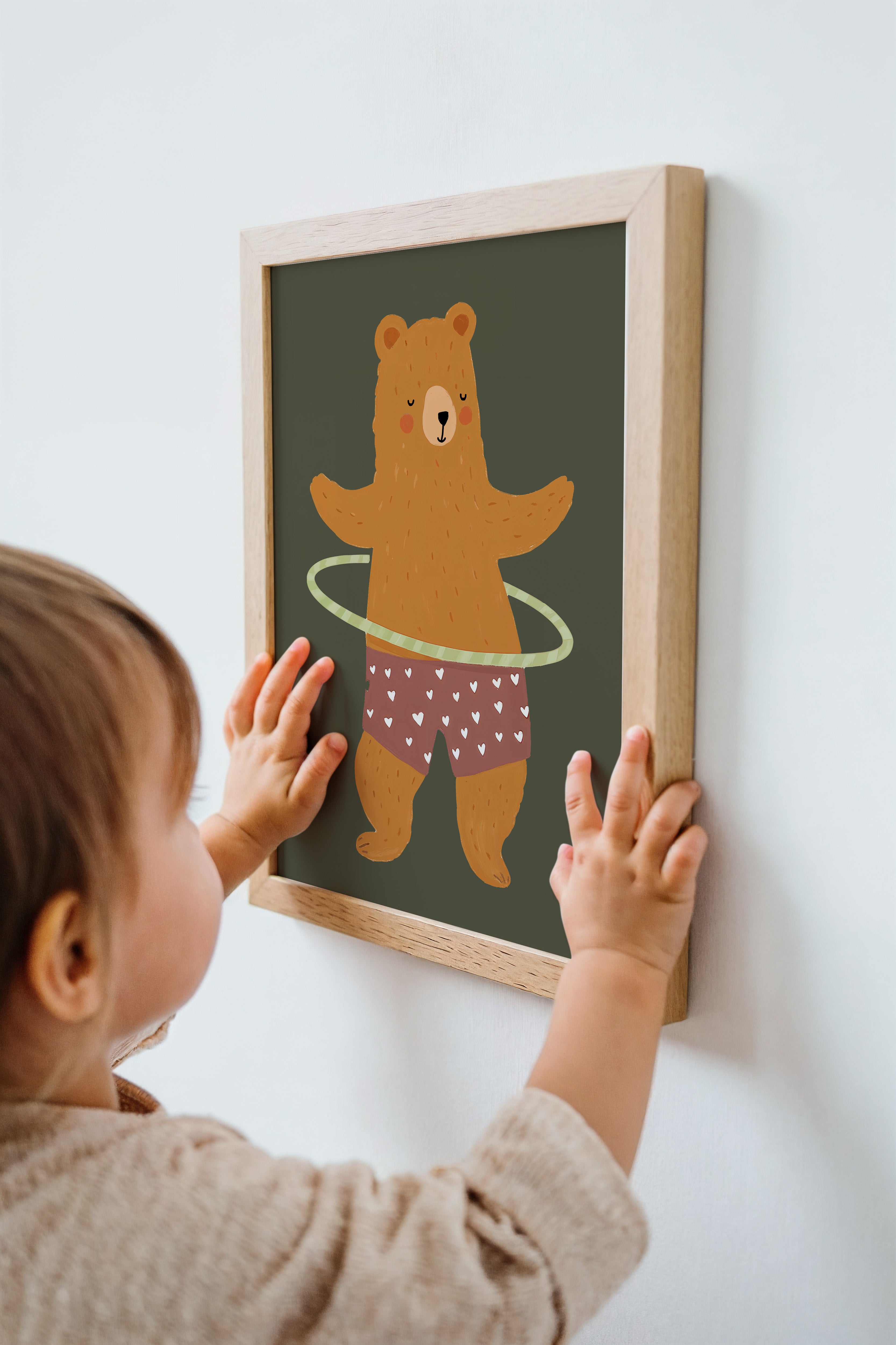 Kinderkamer print - Hula hoop beer