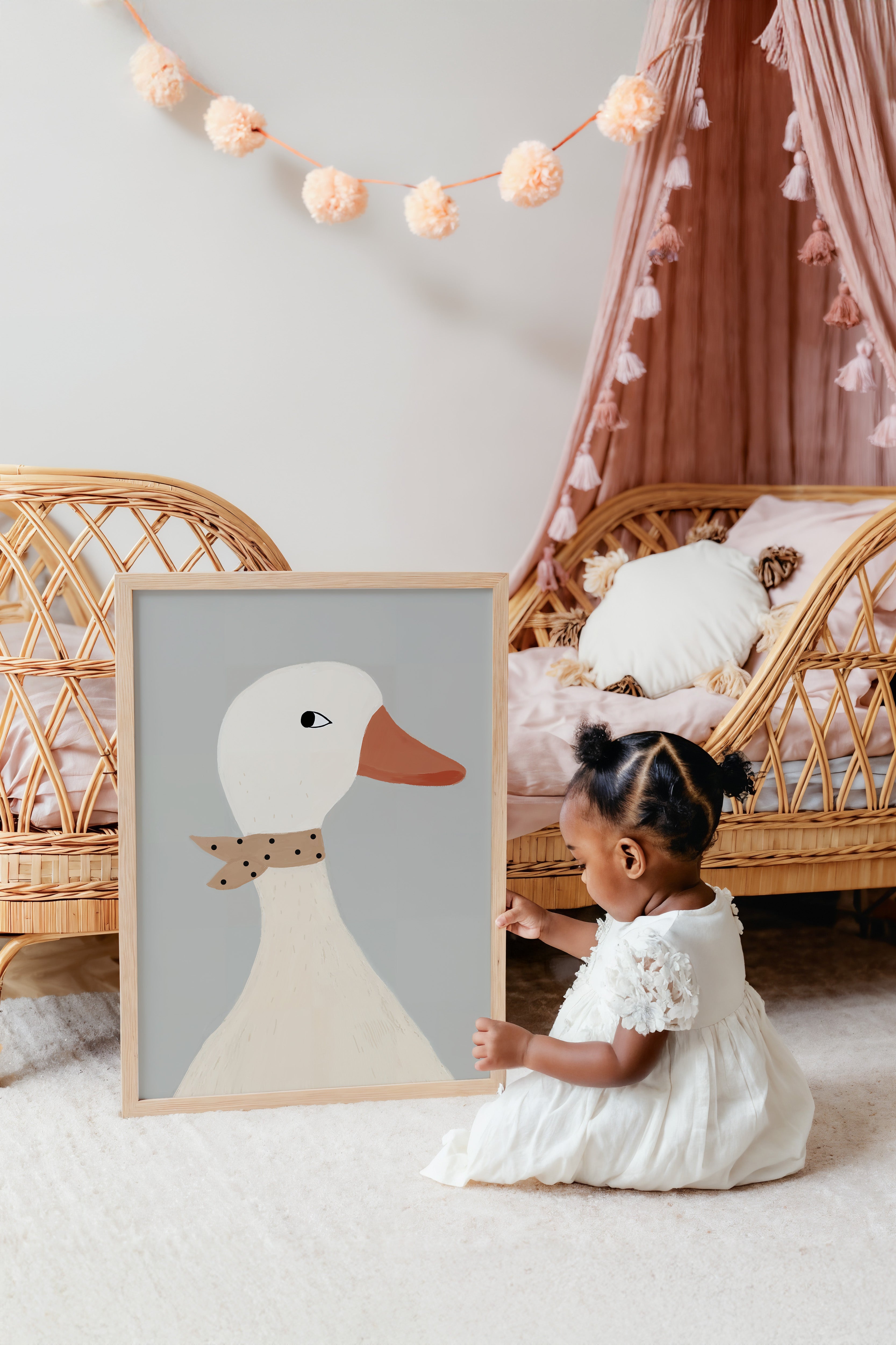 Kinderkamer print - Gans