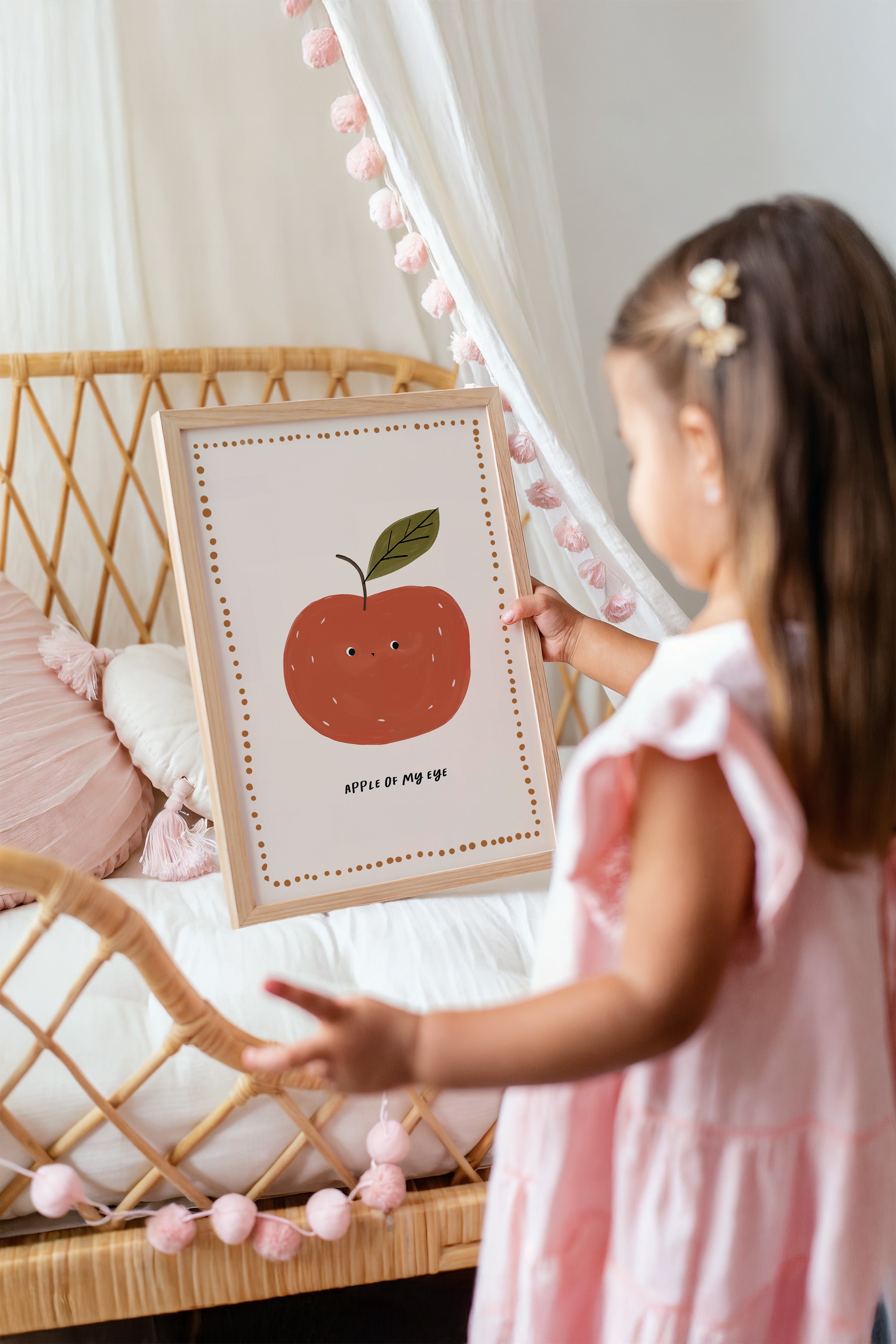 Kinderkamer print - Apple of my eye