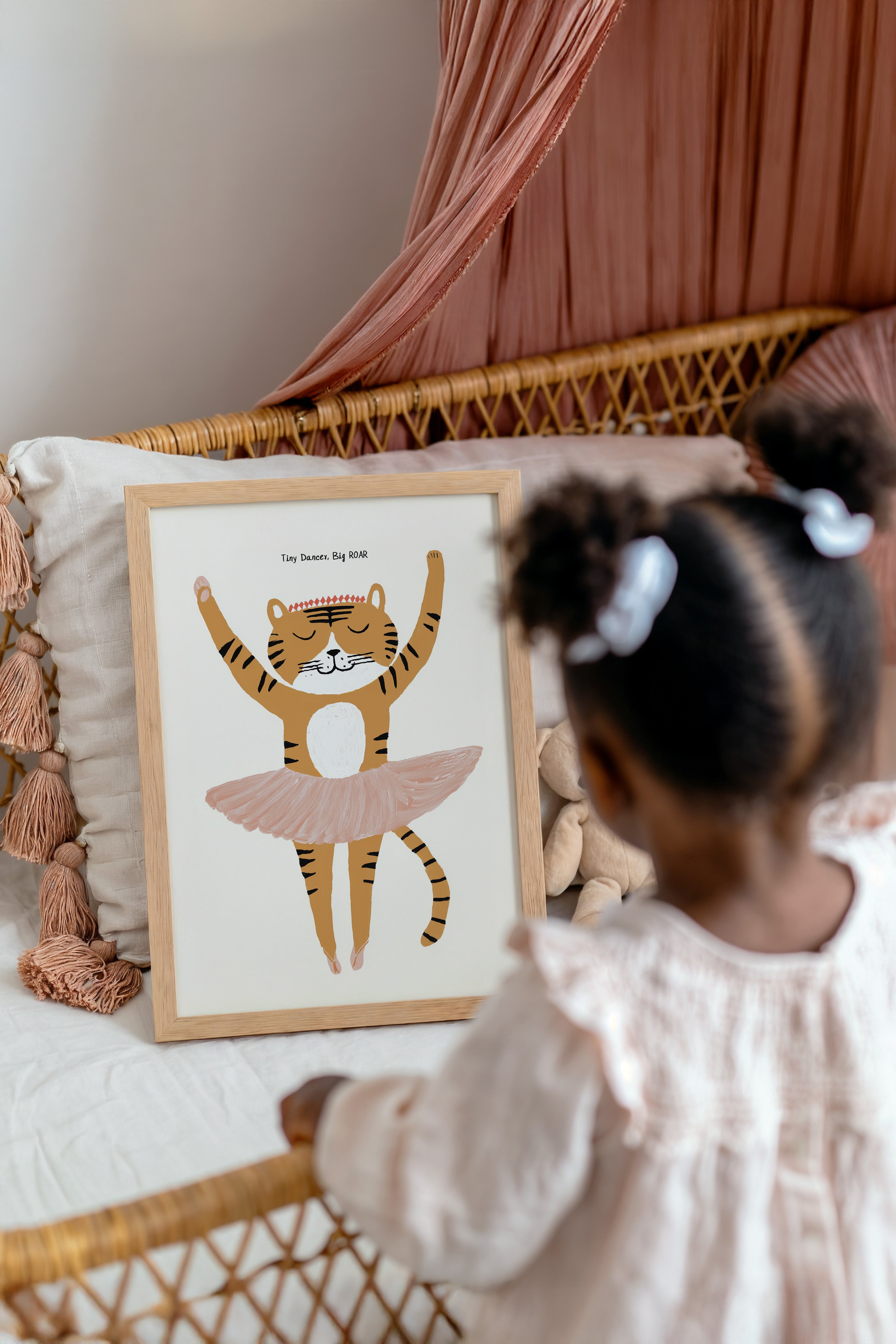 Nursery print - Tiger ballerina
