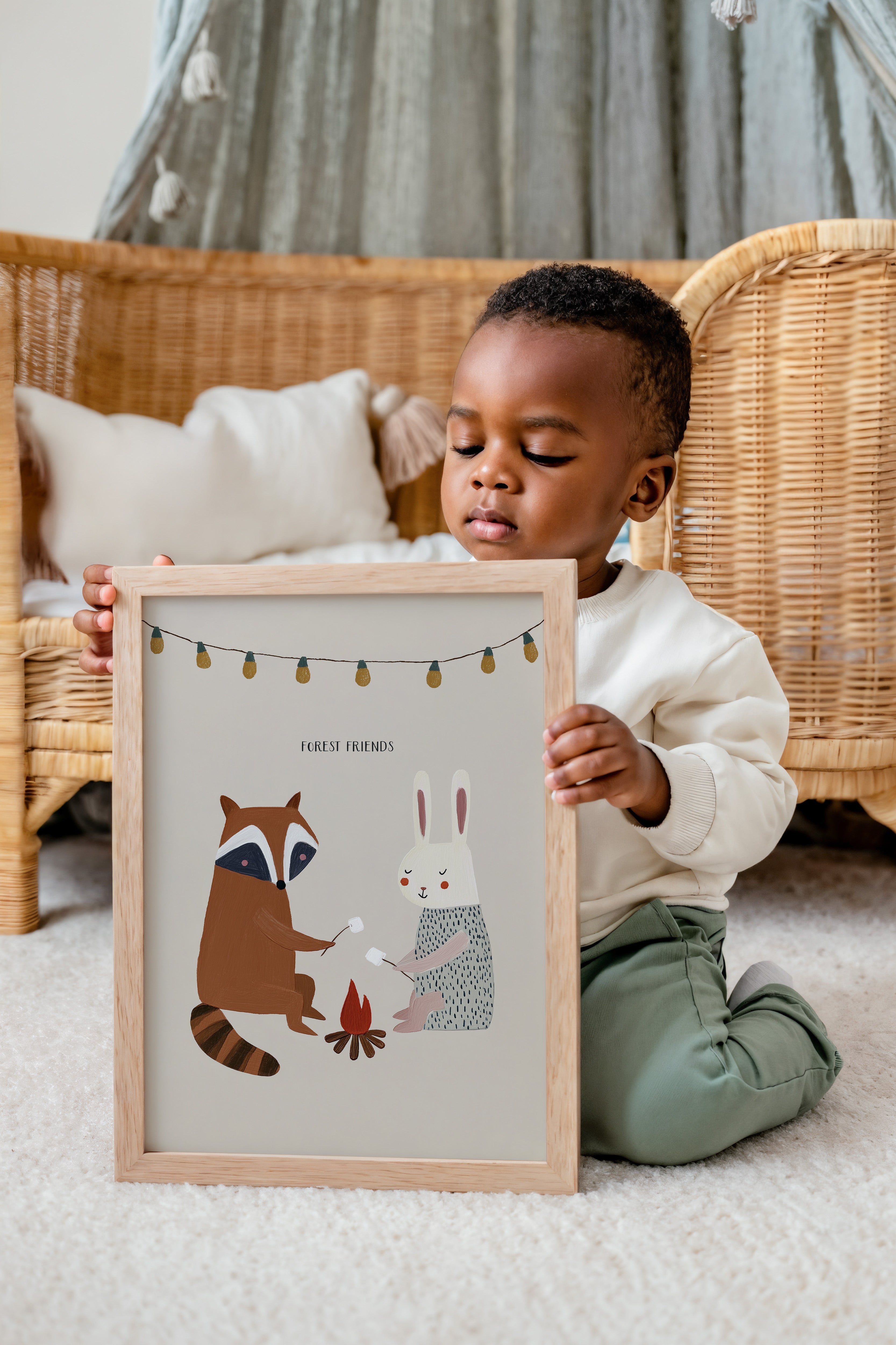 Kinderkamer print - Forest Friends