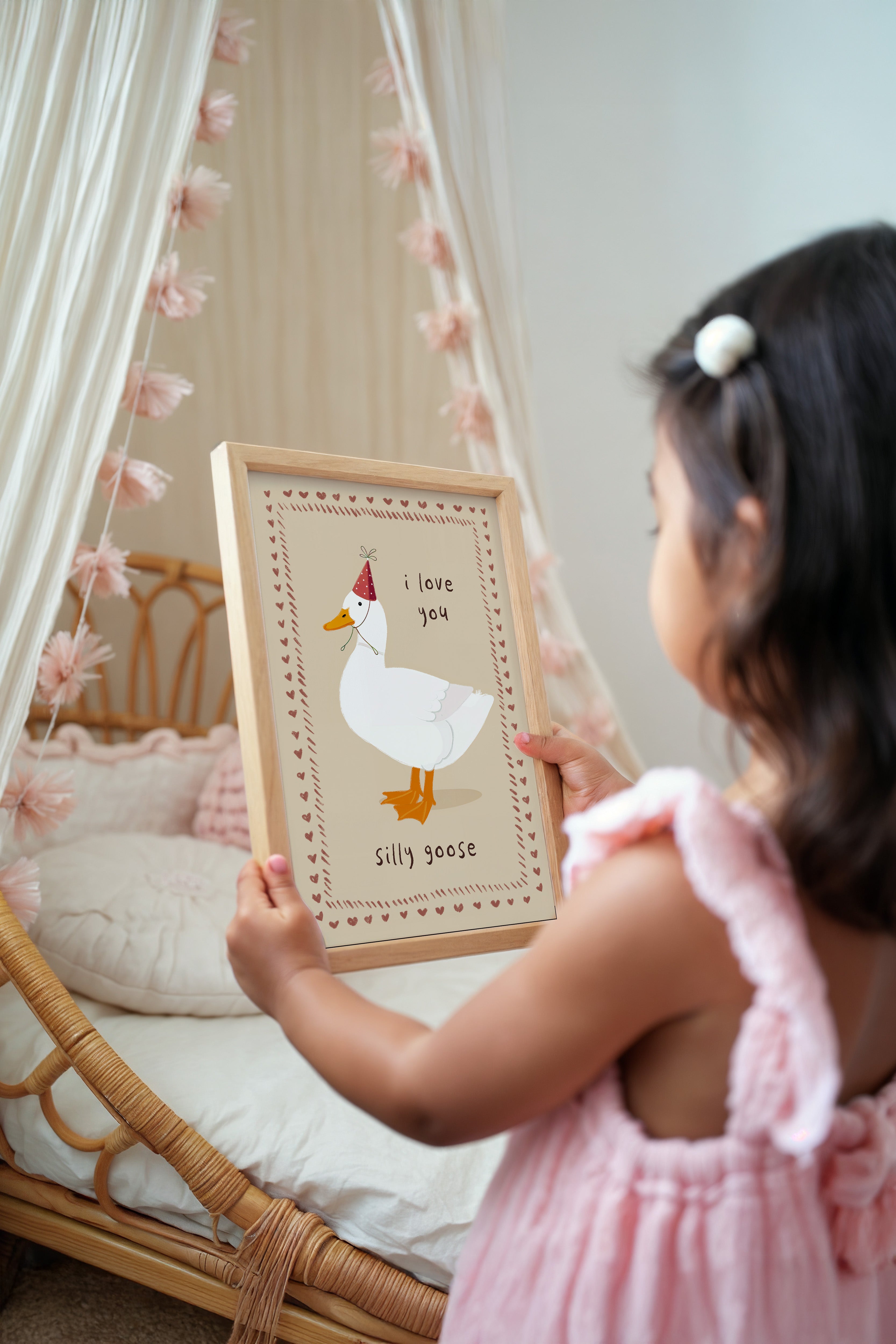 Kinderkamer print - I love you silly goose