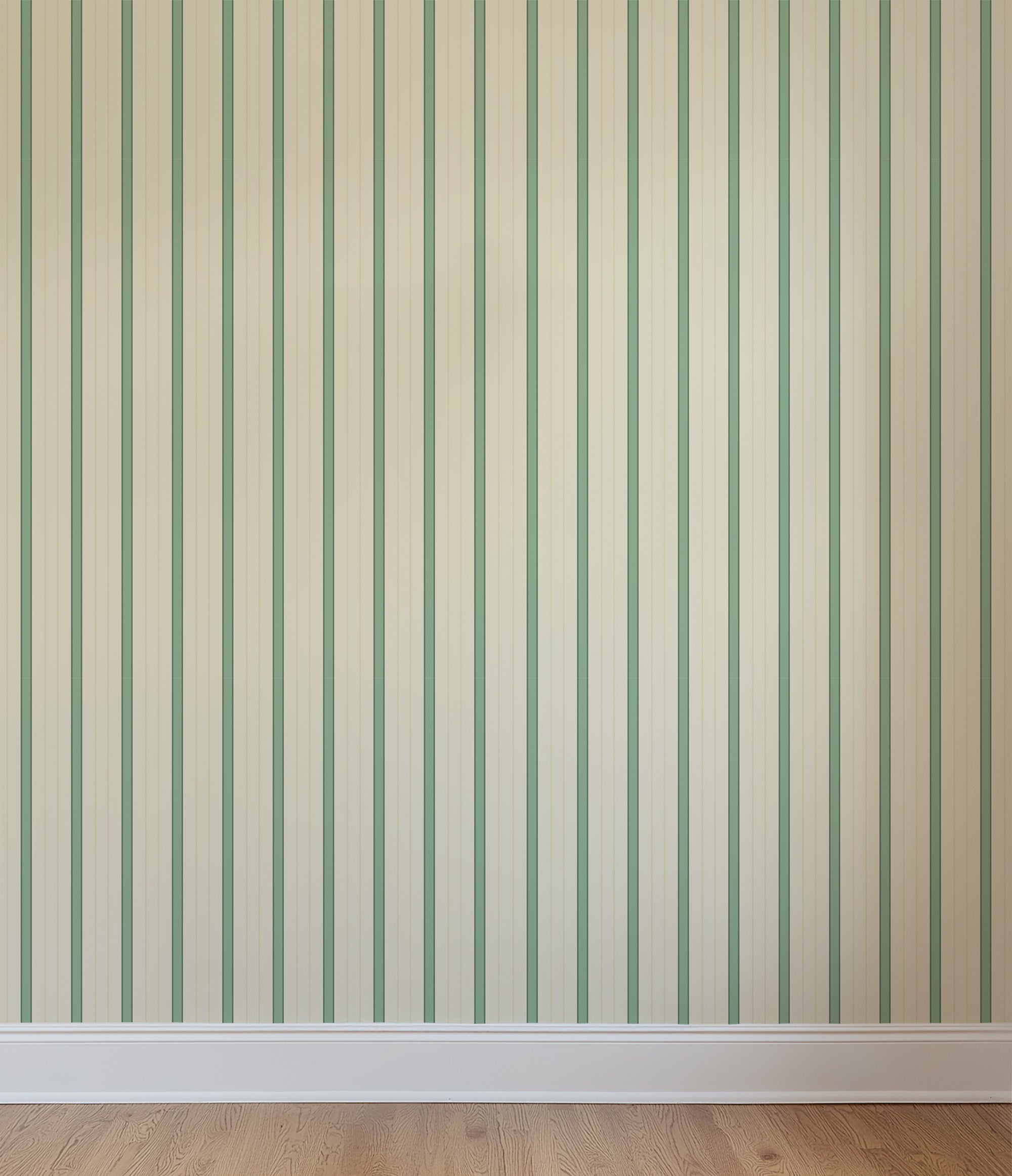 Behang Sweet Stripes - fresh sage