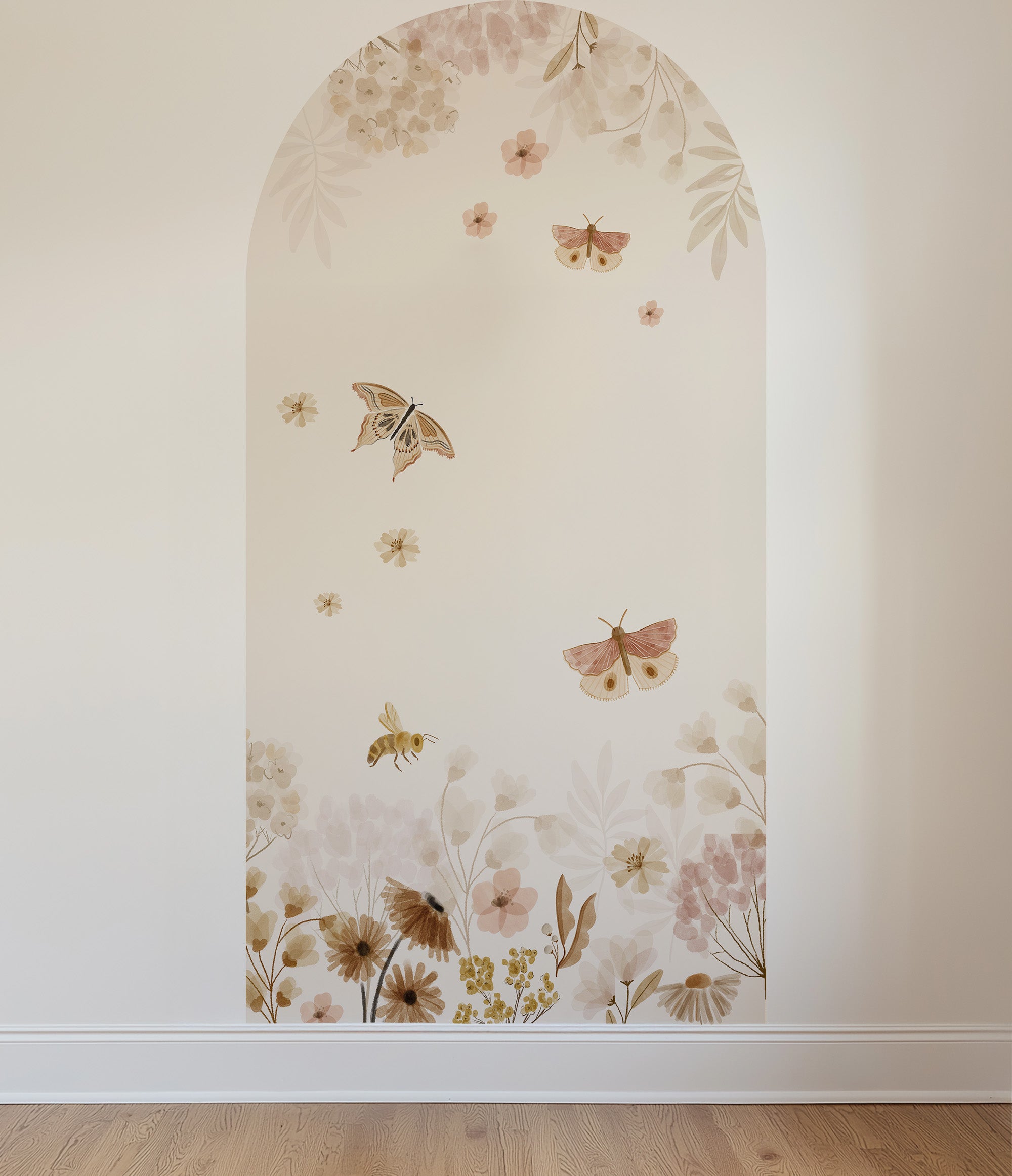 Wallpaper arch - Vintage Garden