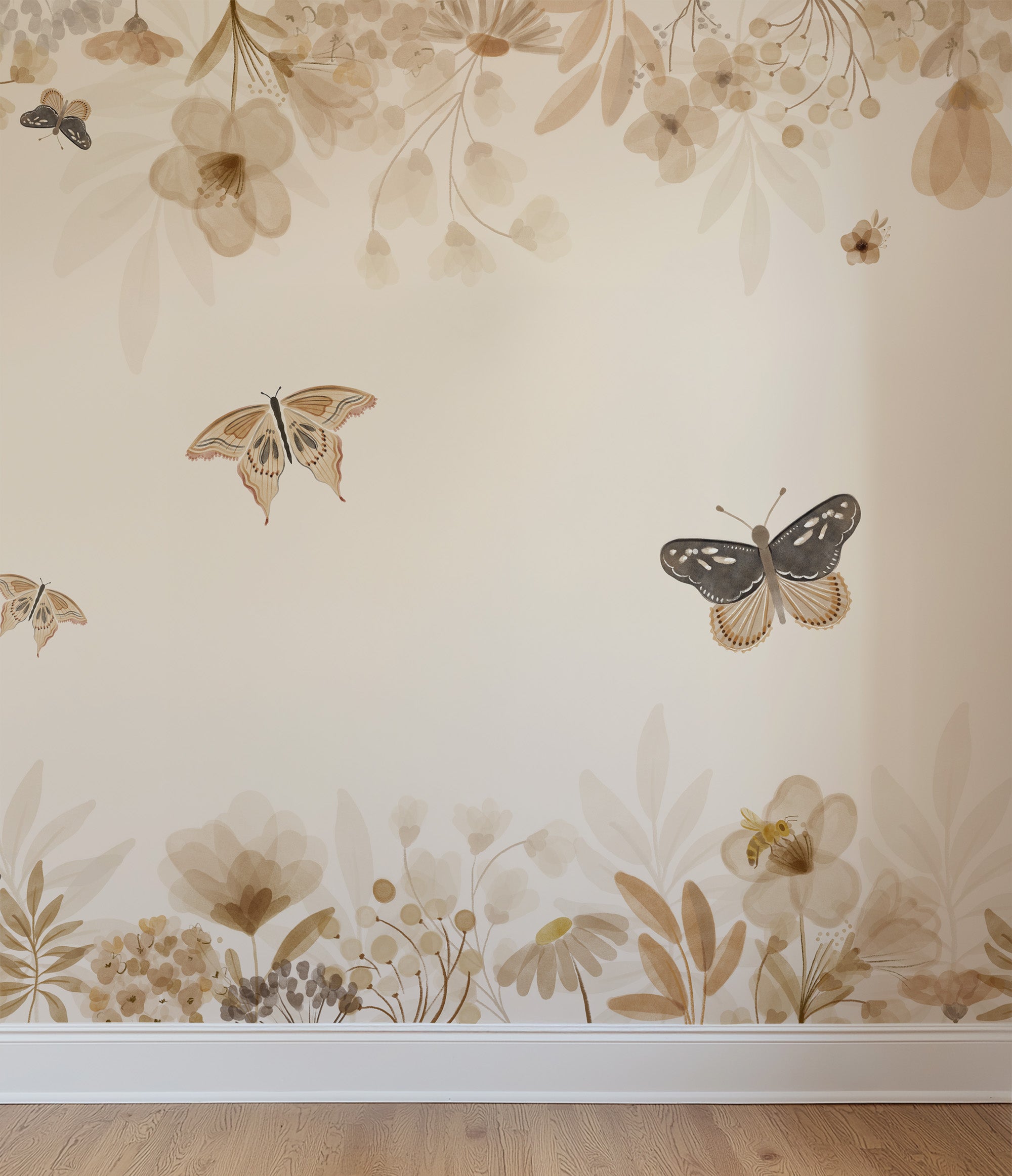 Collage behang Vintage Field