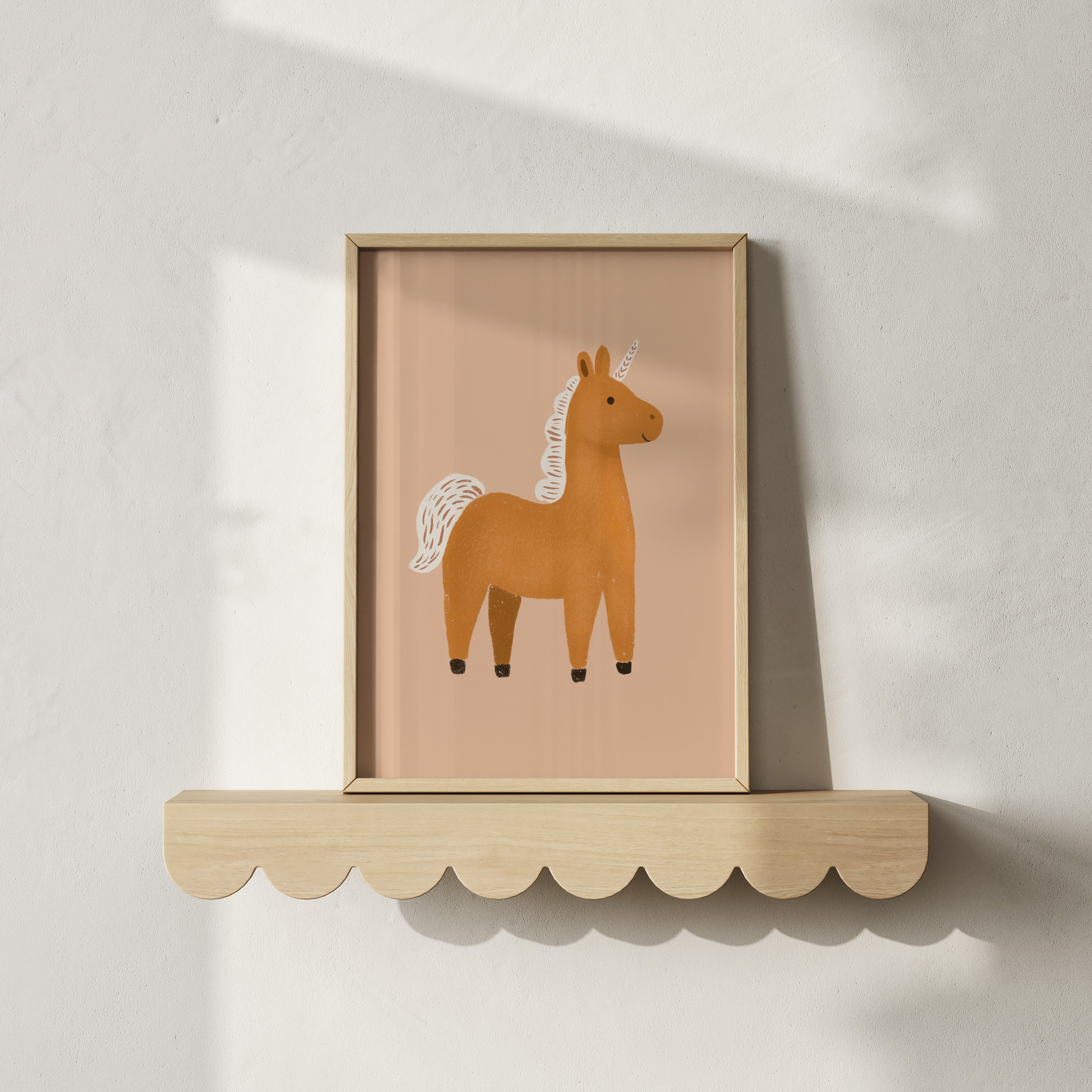 Children's room print – Happy Unicorn