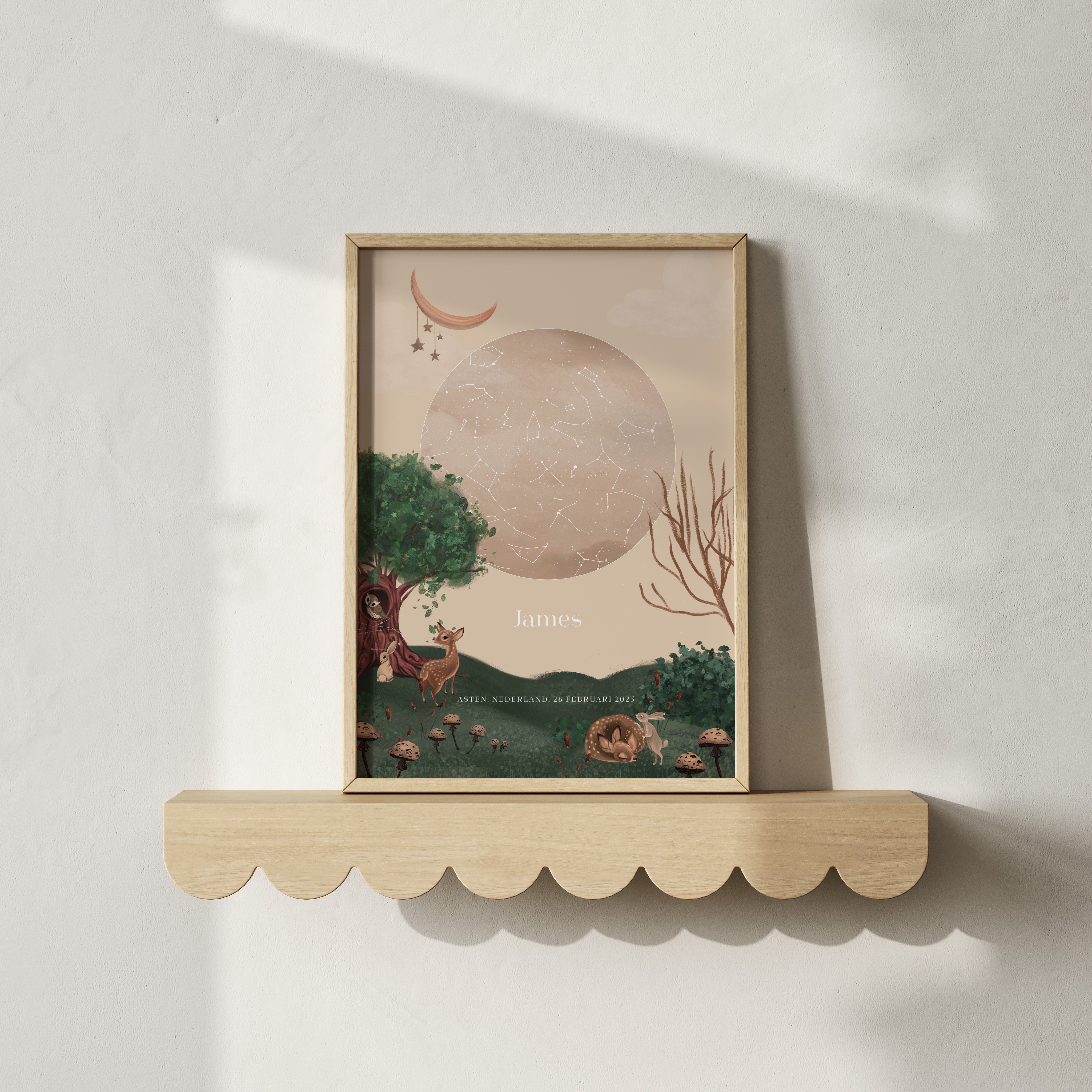 Sterrenhemel poster - Enchanted Forest