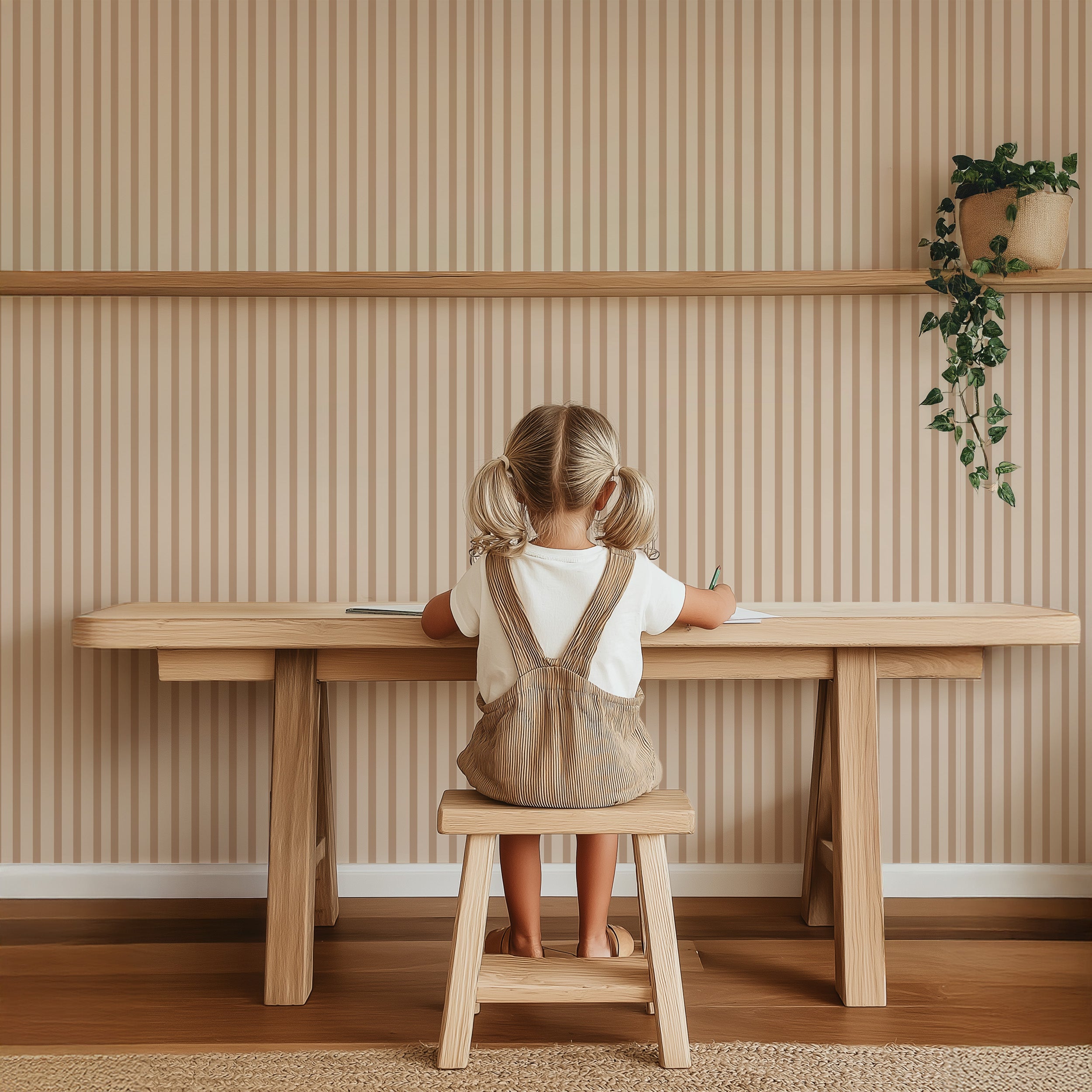 Stripes Wallpaper - Nougat