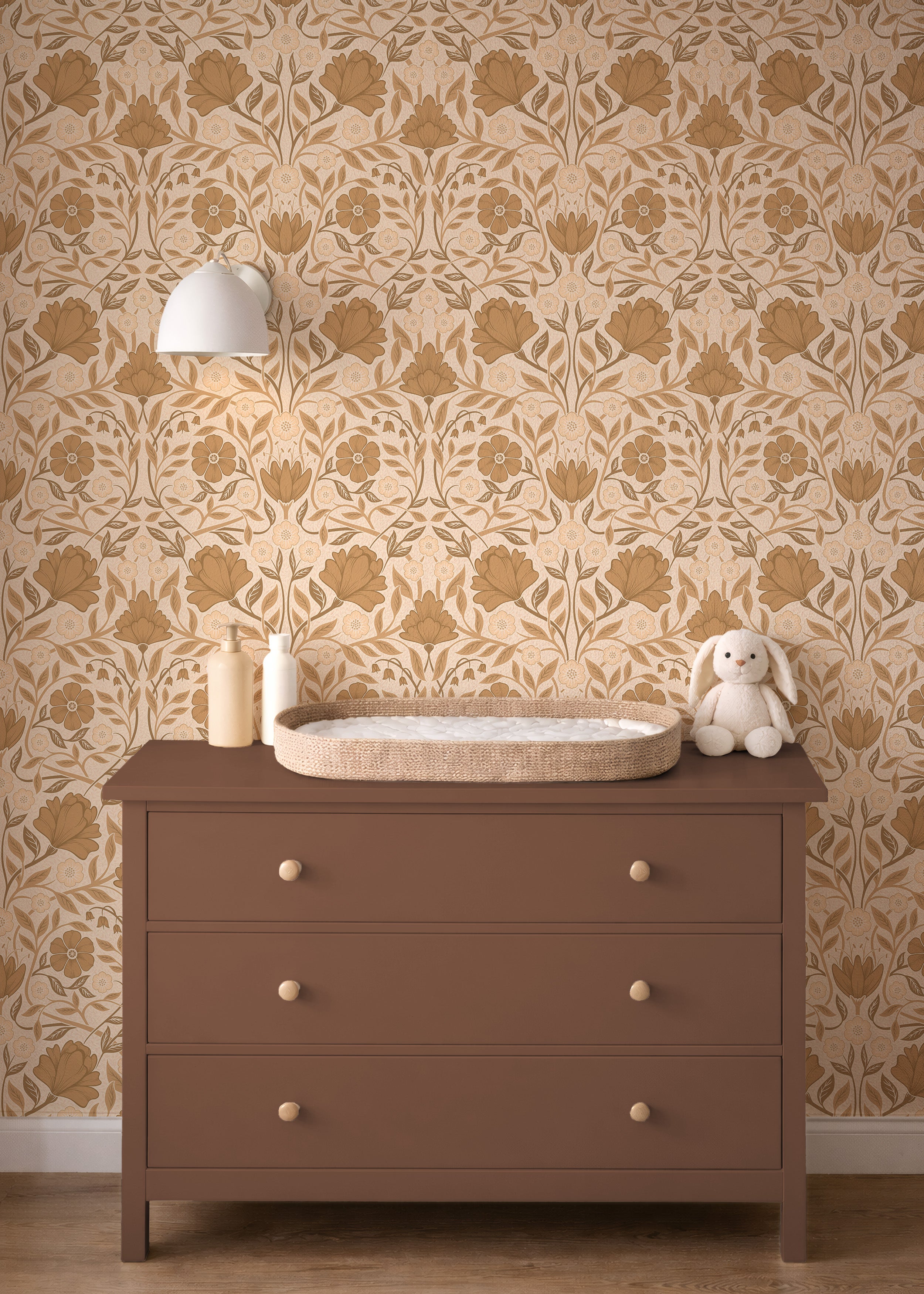 Behang Petal Dreams - sandy