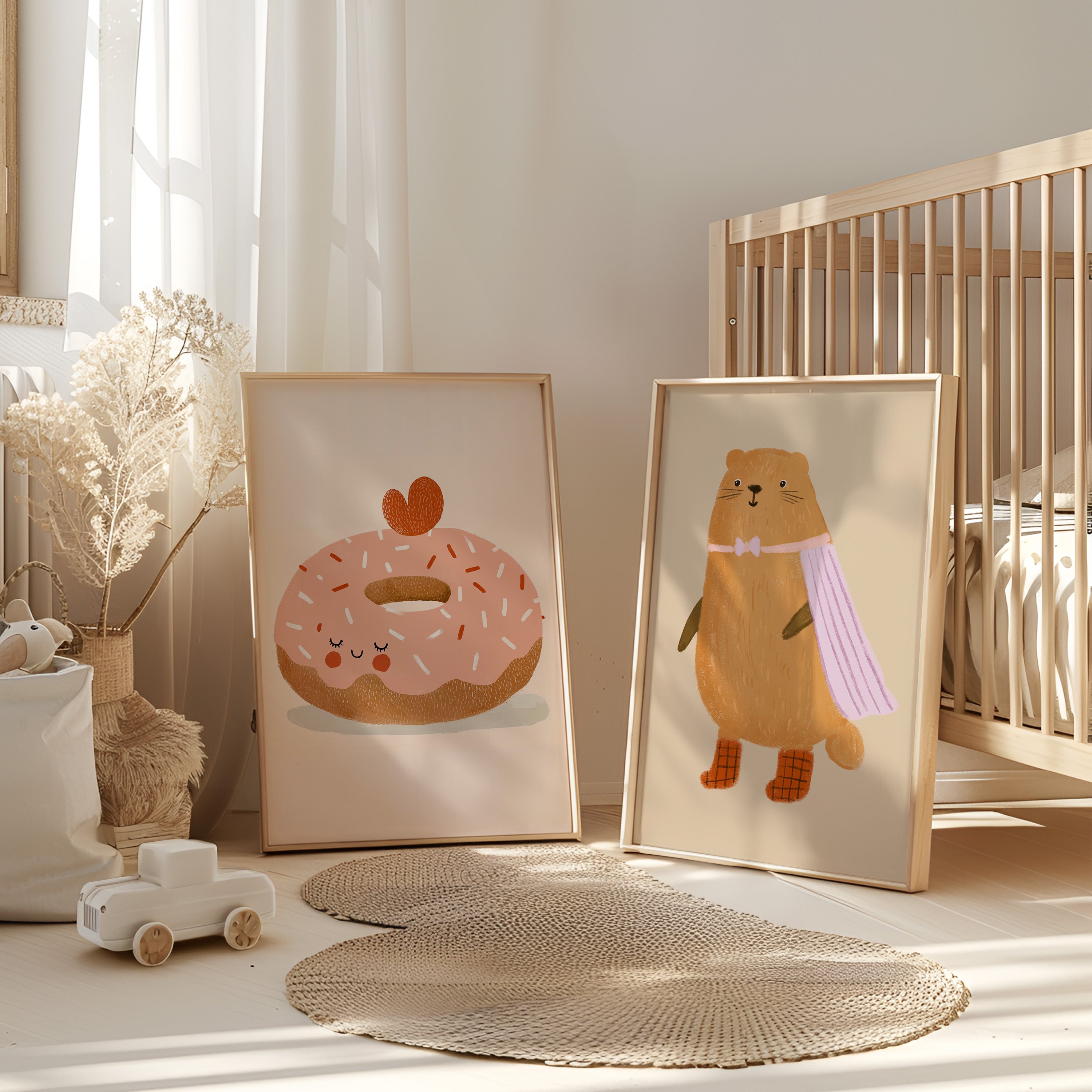 Kinderkamer print - Donut
