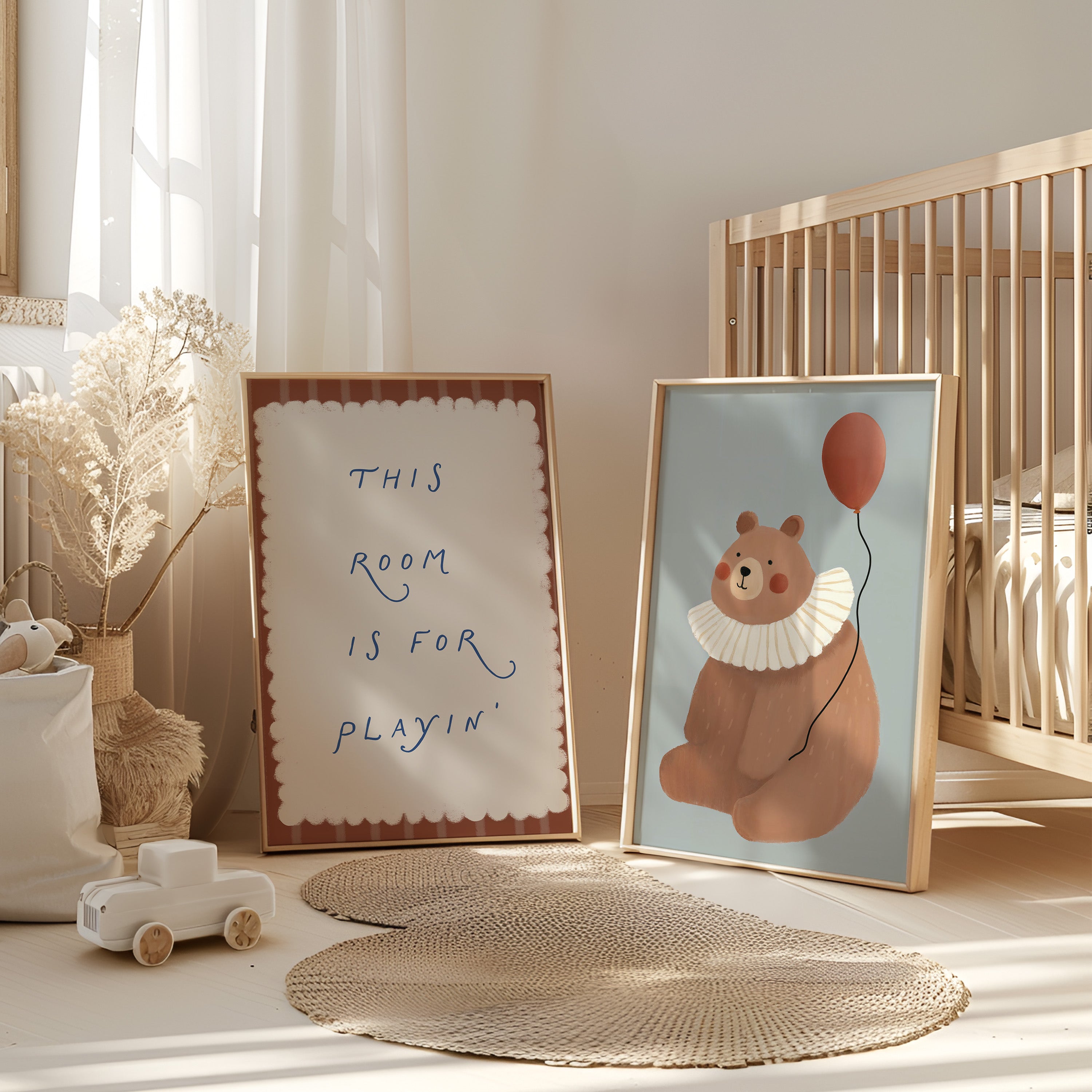 Kinderkamer print - This room is for playing