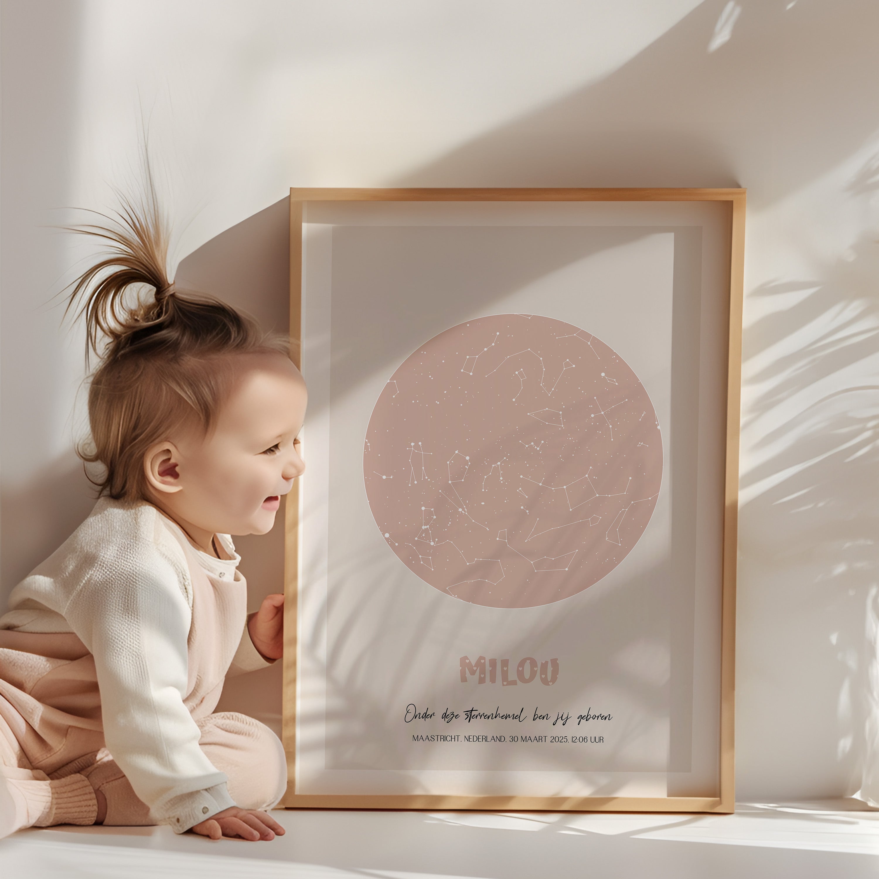 Sterrenhemel poster - KLEINE GROTE BEER | nude