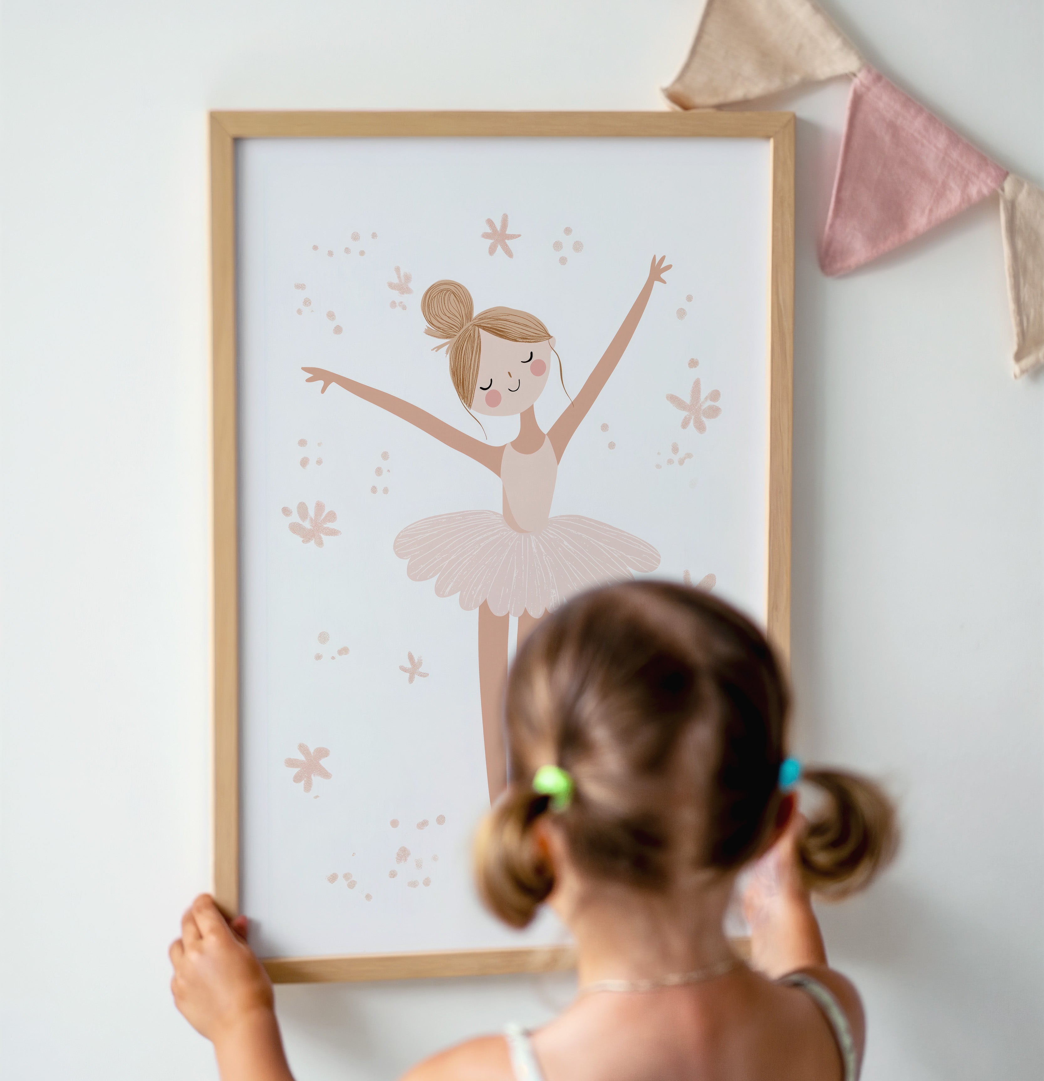 Kinderkamer print - Ballerina