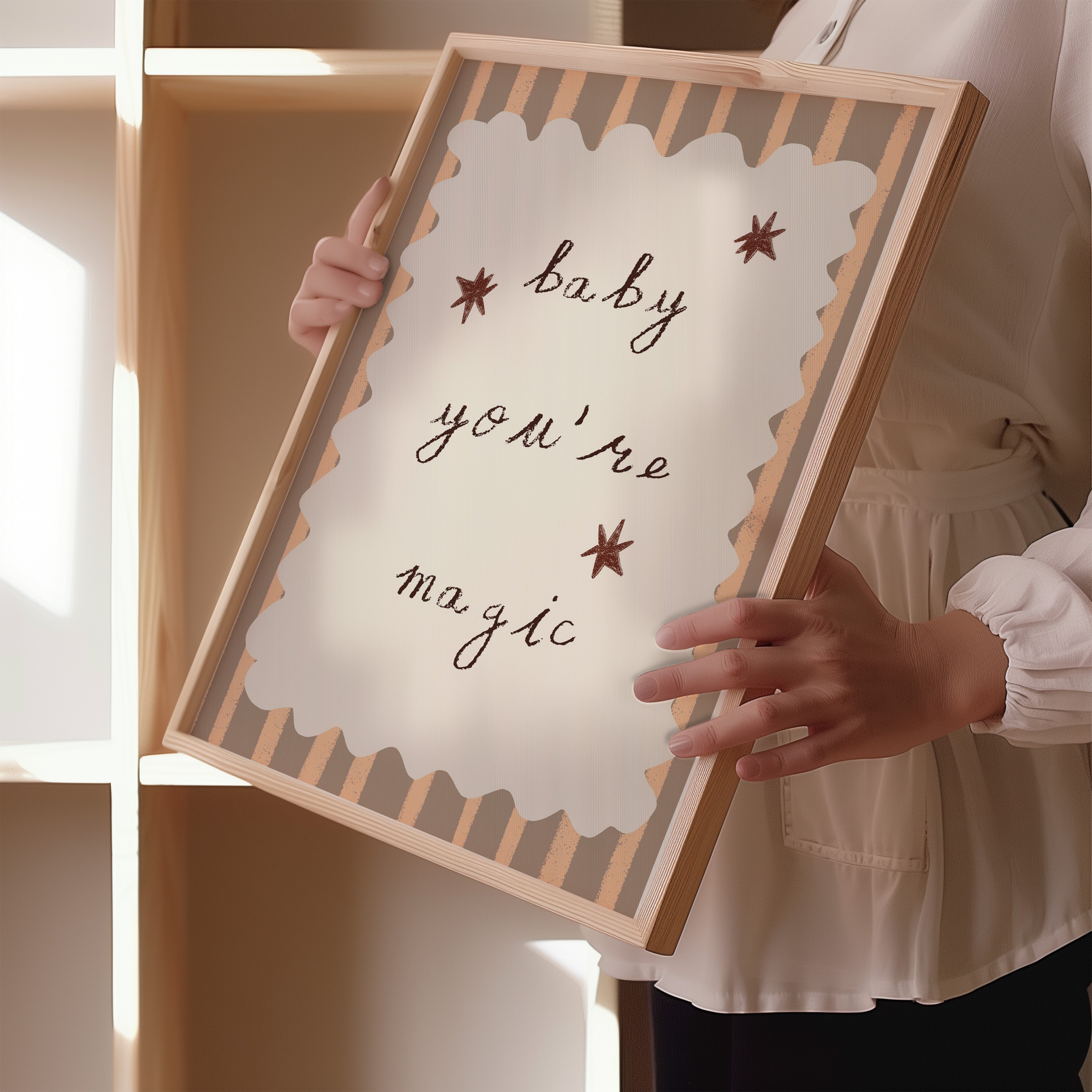 Kinderkamer print - Baby you're magic