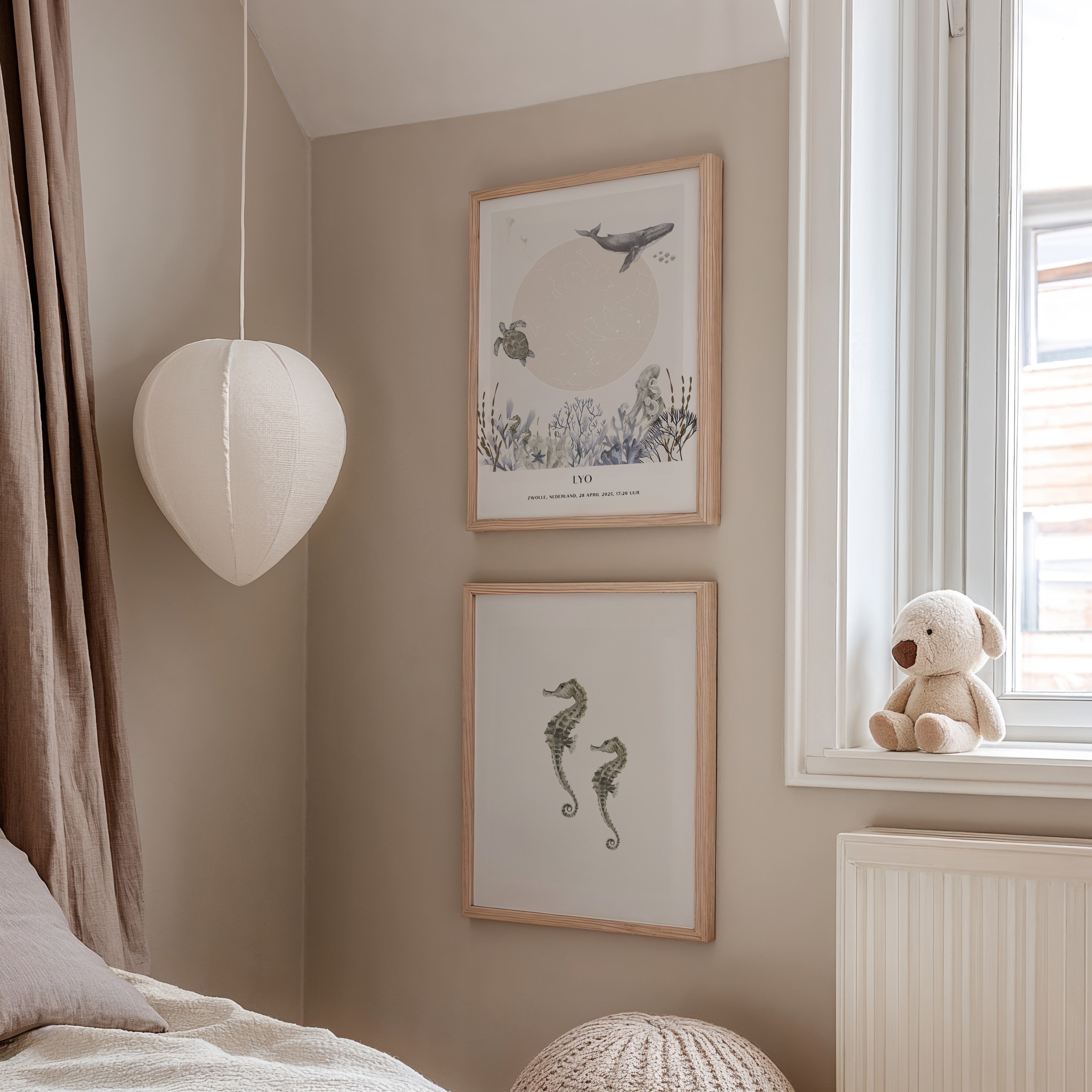 Children's room poster - Seahorses | Under the Sea