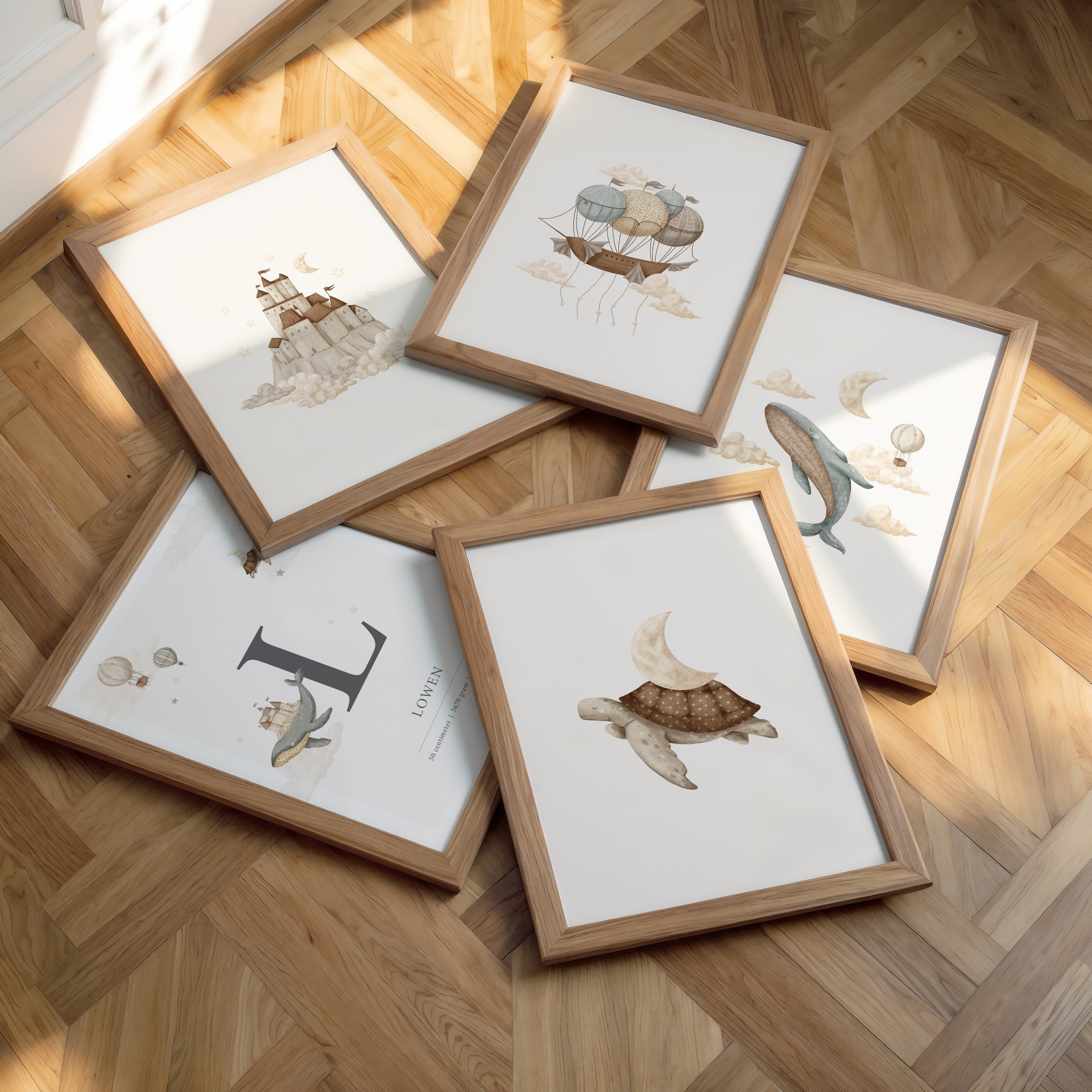 Kinderkamer poster - Avonturen luchtschip | Memories of Dreams