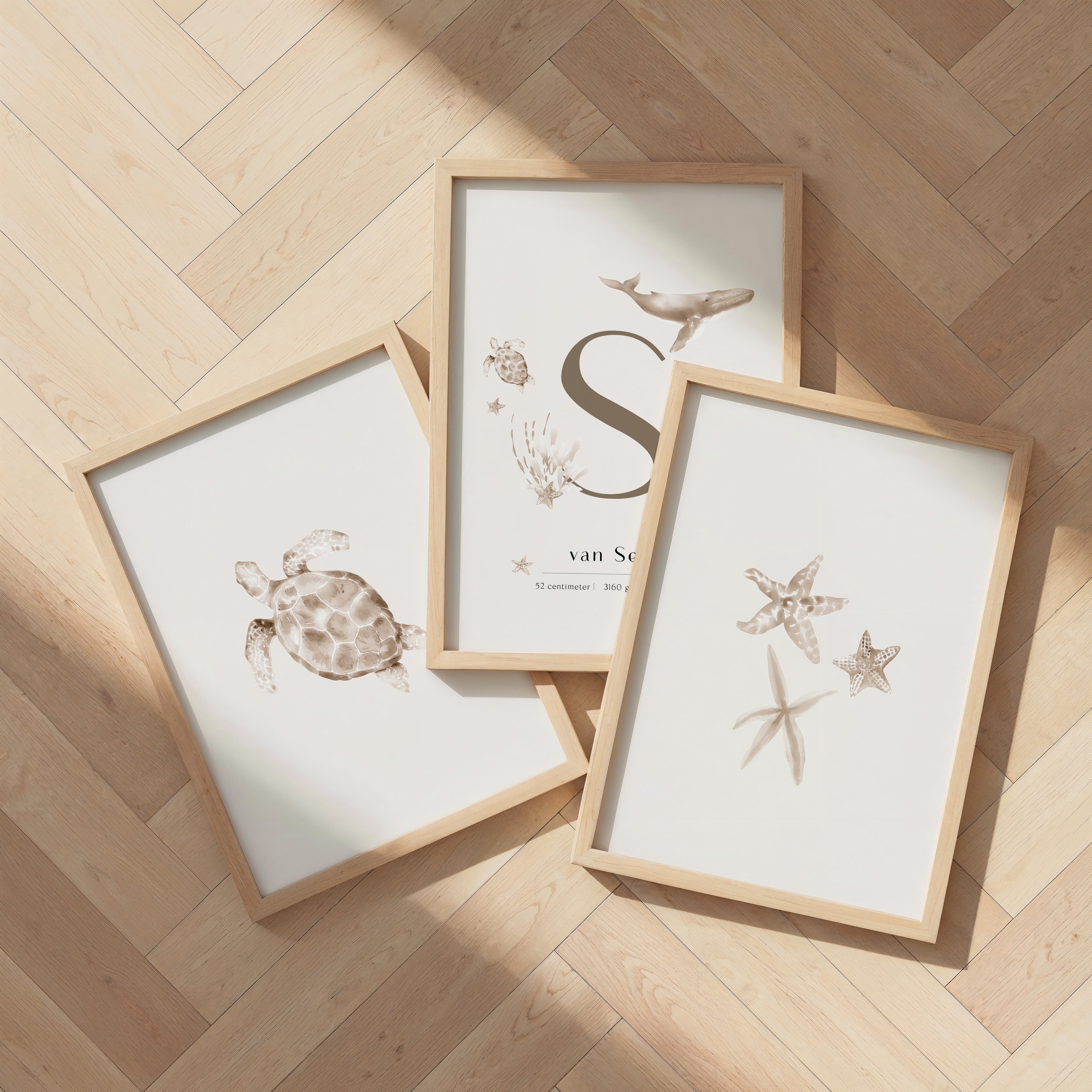 Kinderkamer poster - Schildpad | Onderwaterwereld