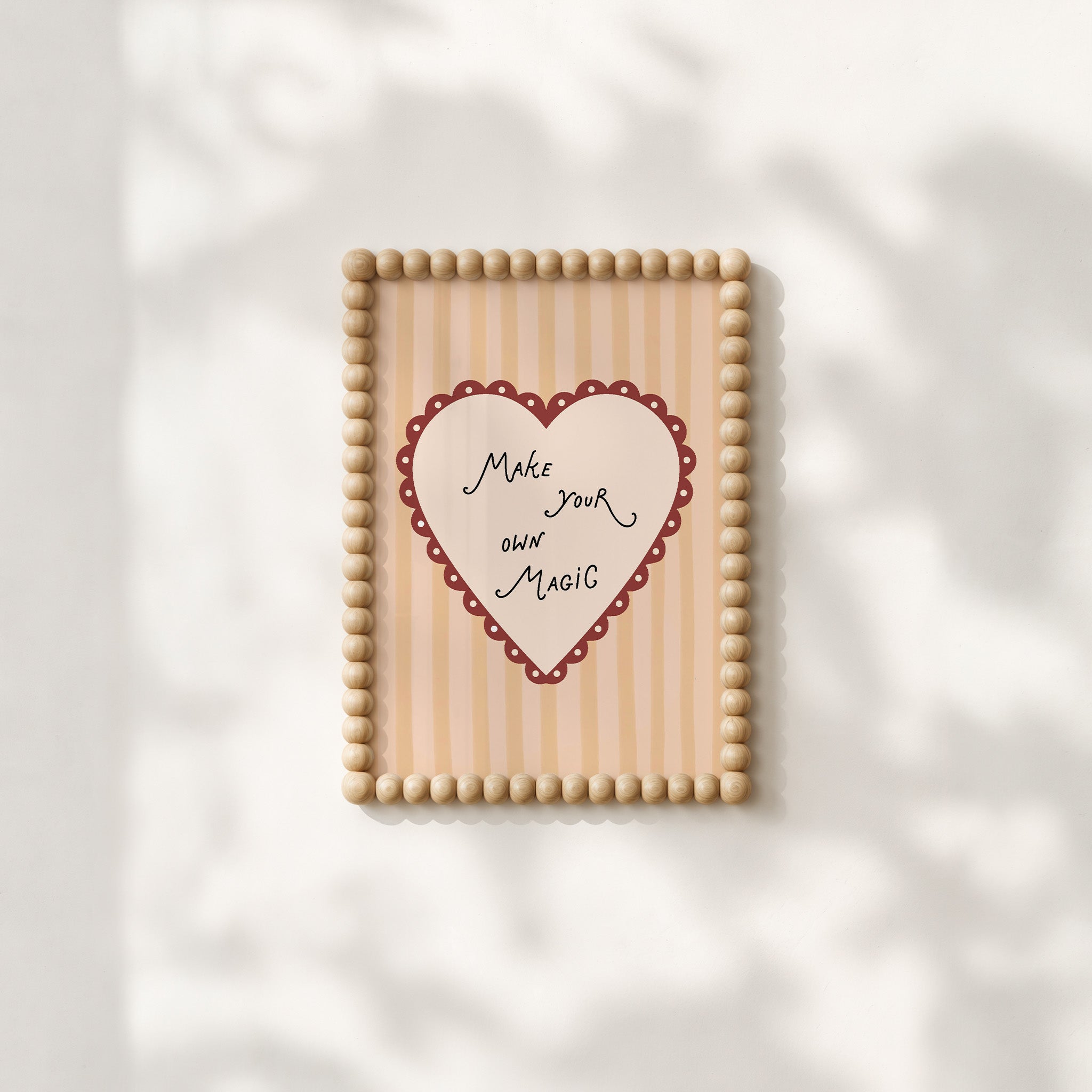 Children's room poster - Je t'aime