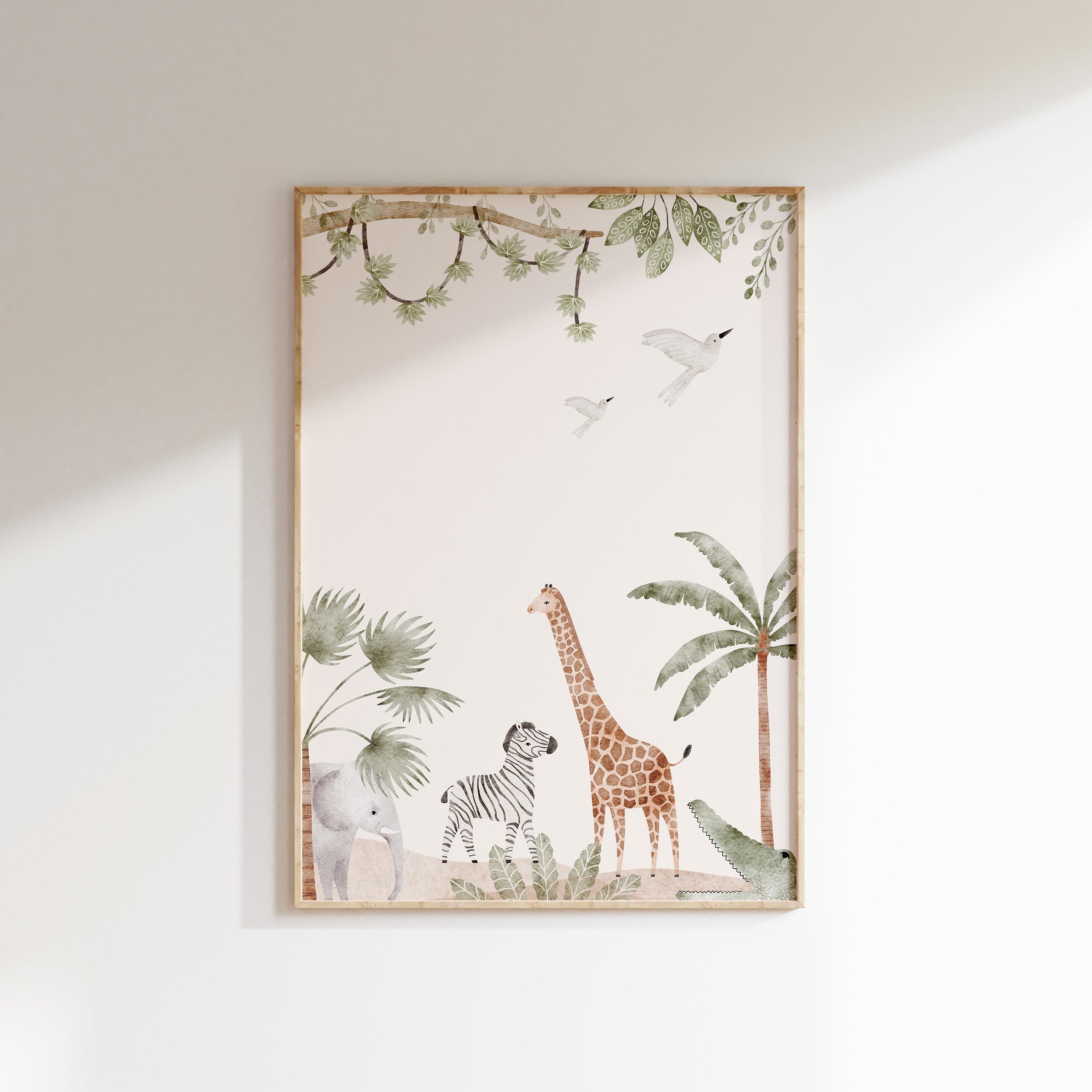 Children's room poster - Safari animals | Safari Dreams