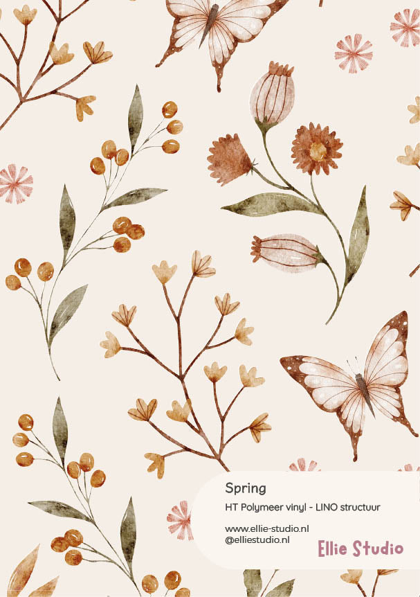 Muursticker staal - Spring