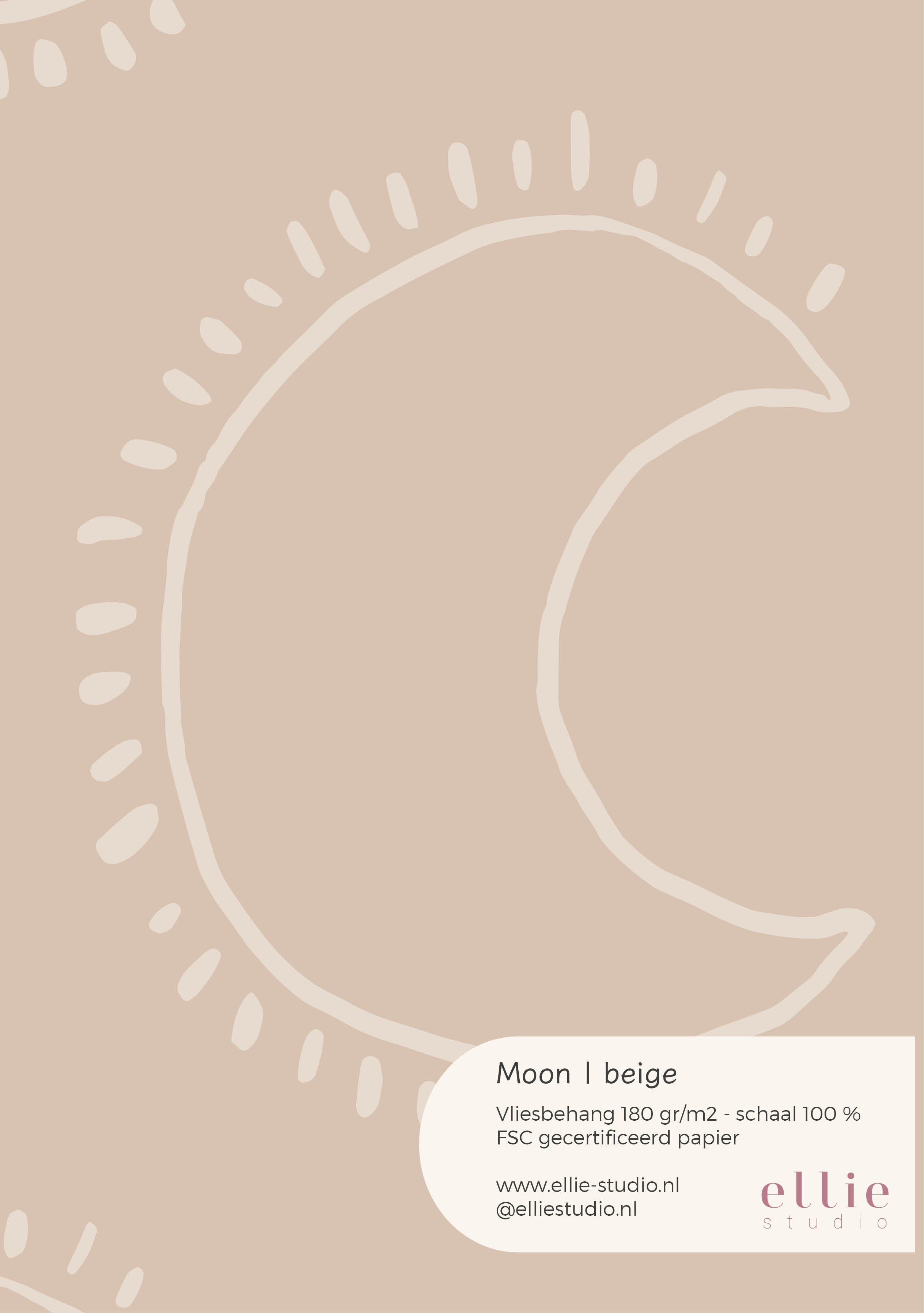 Behangstaal Moon - beige