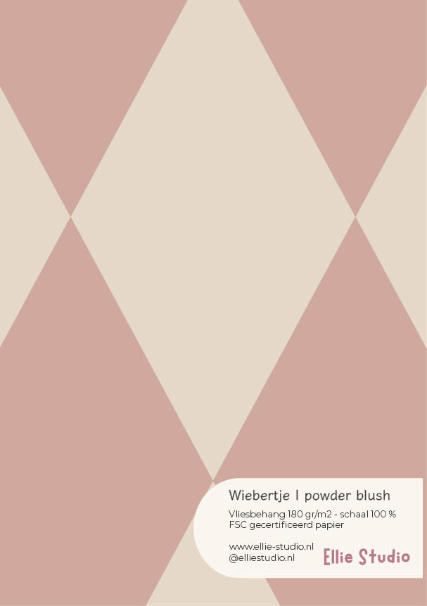 Behangstaal Wiebertje - Powder Blush