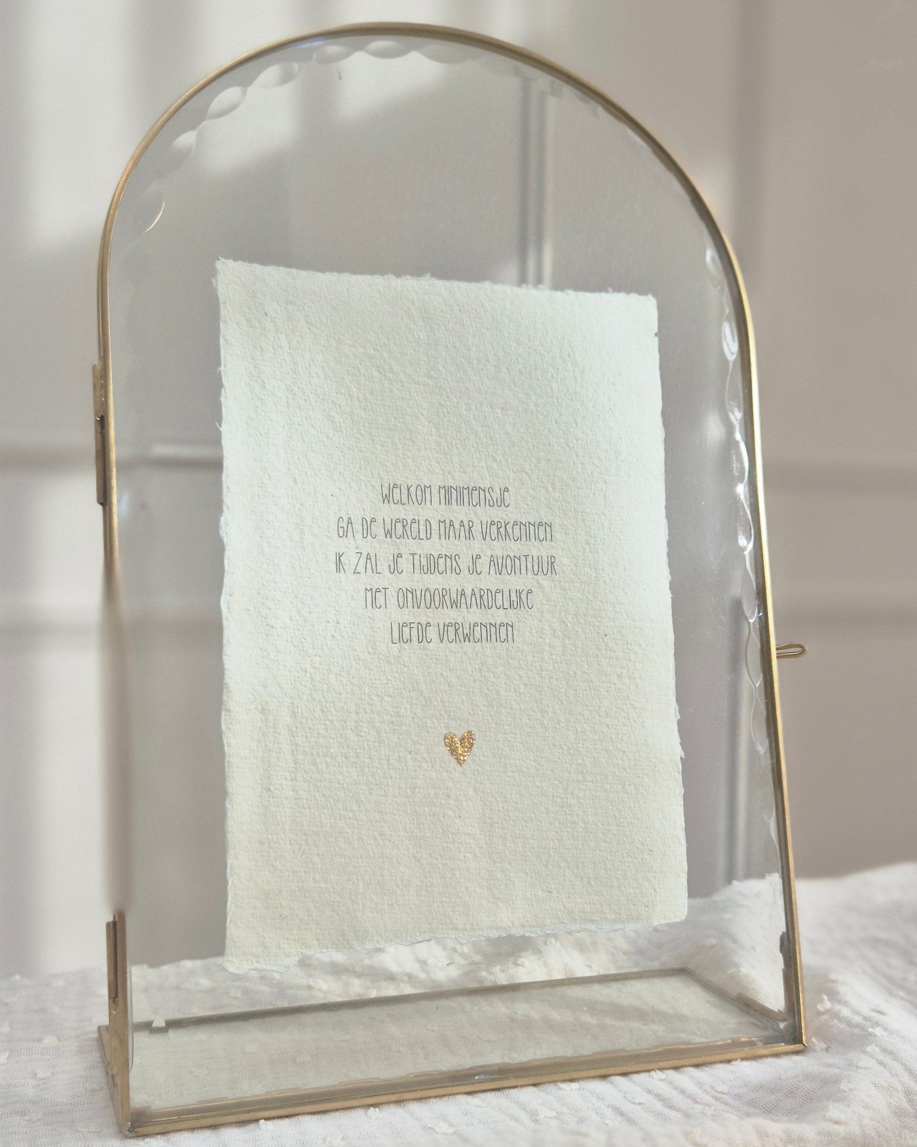 Gedichtje voor baby - Welkom mini mensje