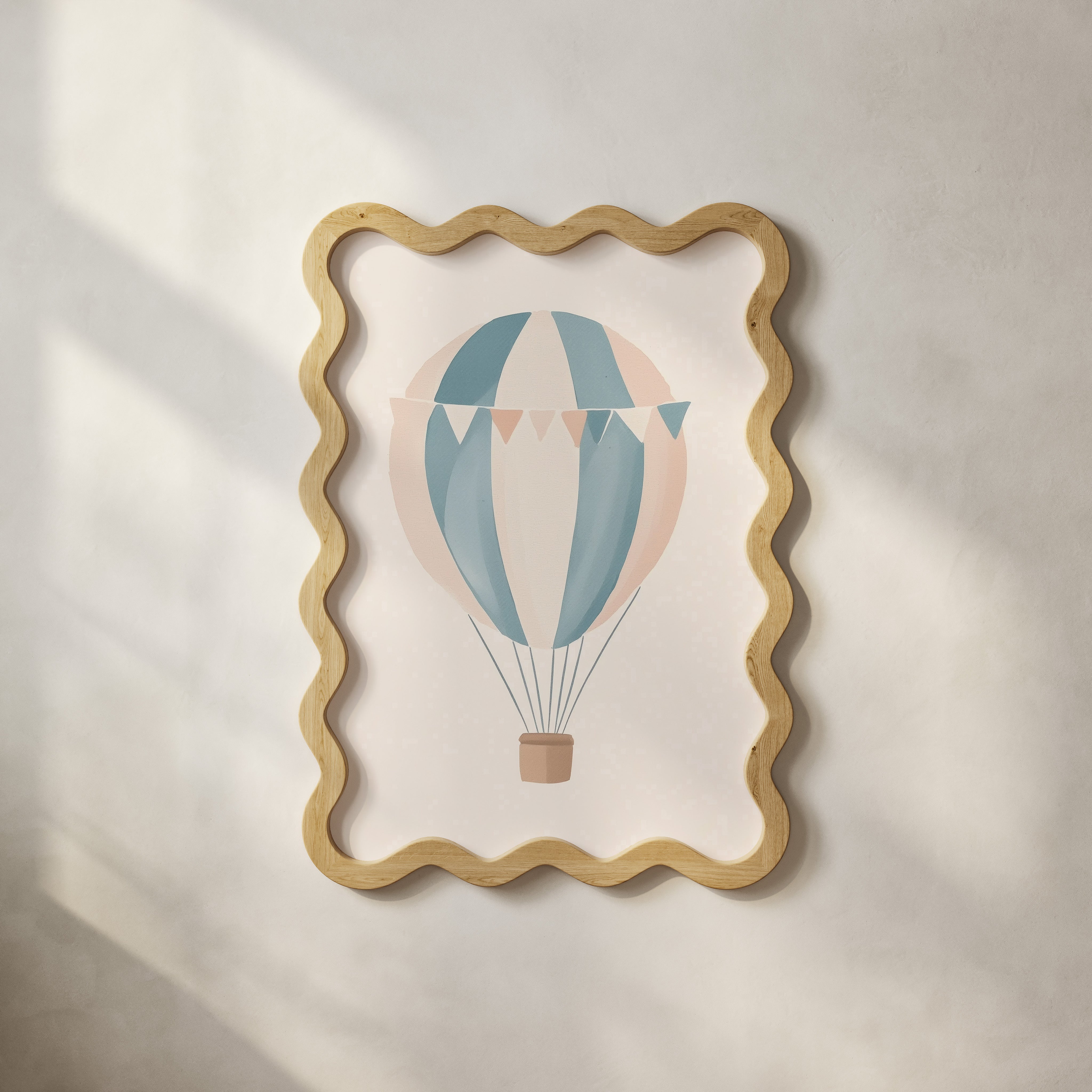Kinderkamer print - Luchtballon