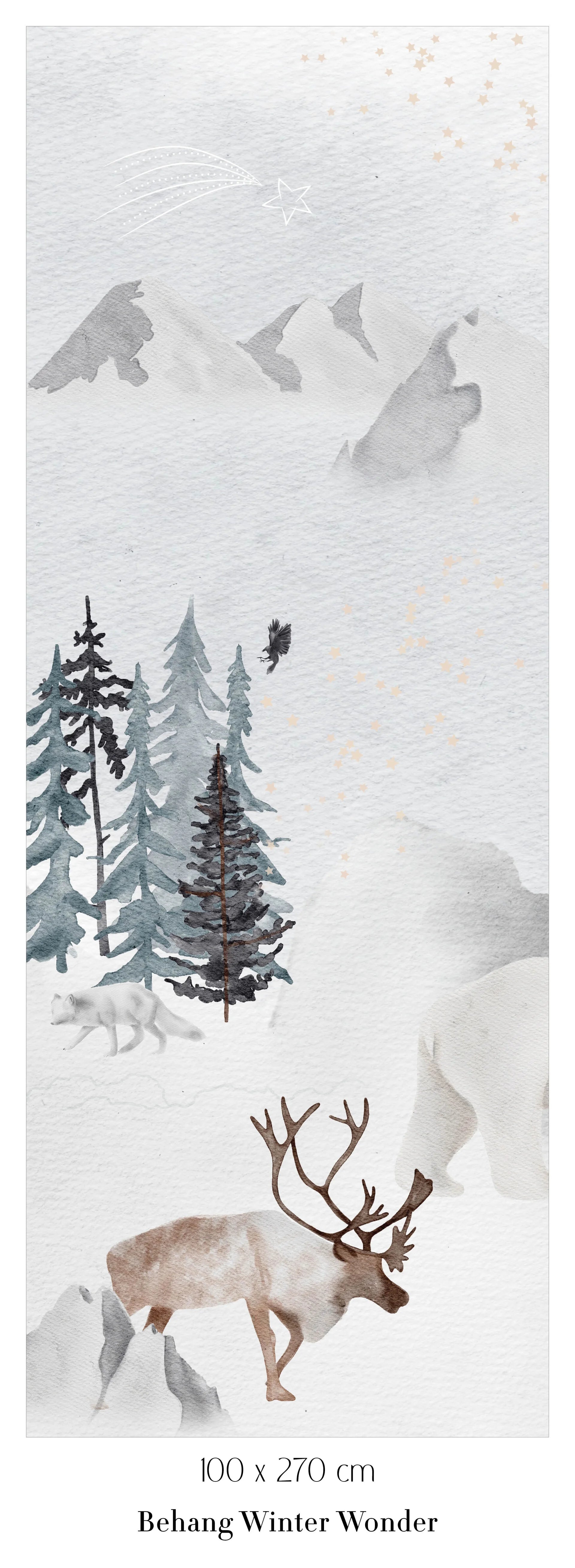 Collagebehang Winter Wonder