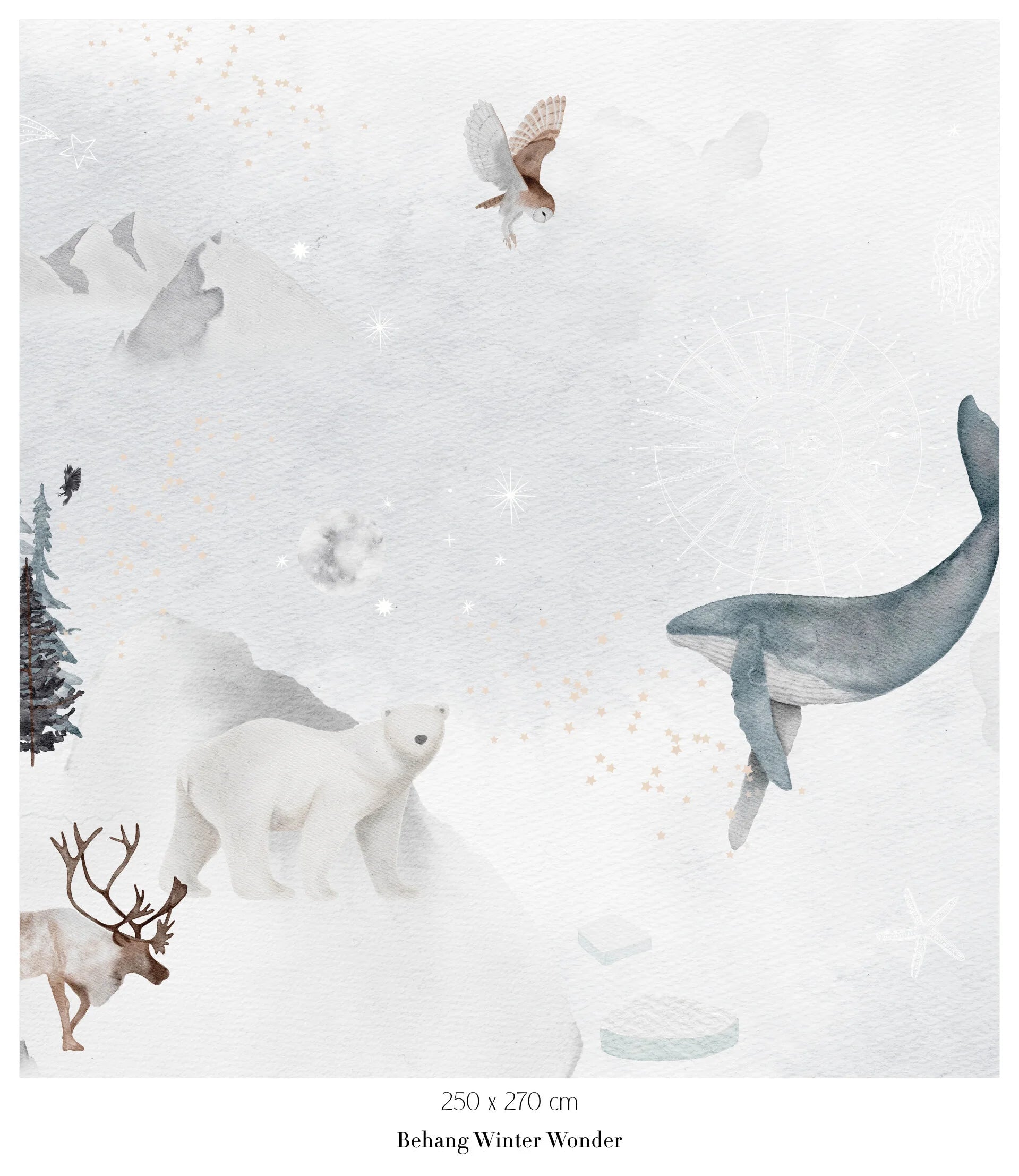 Collagebehang Winter Wonder