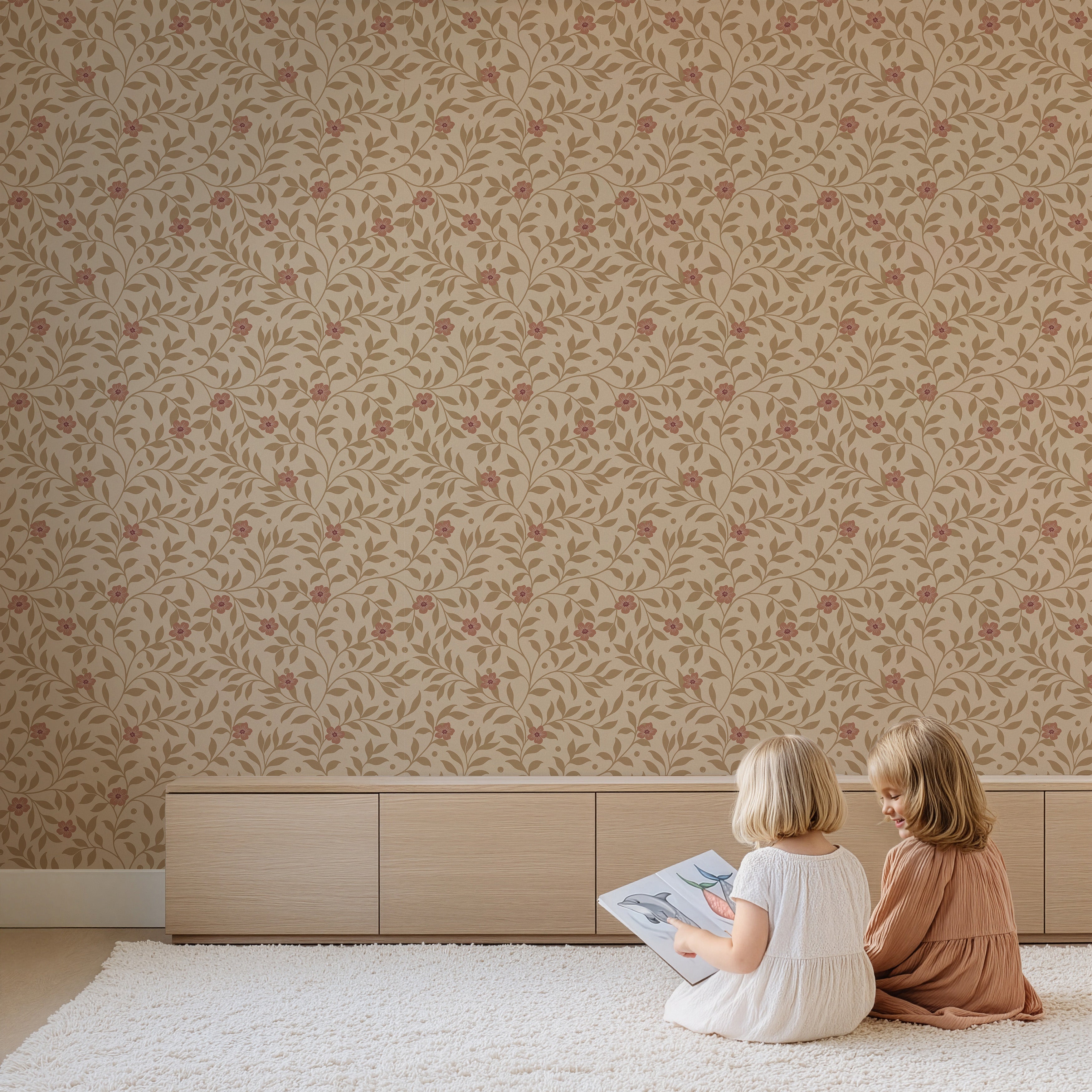 Wallpaper Vintage Flowers