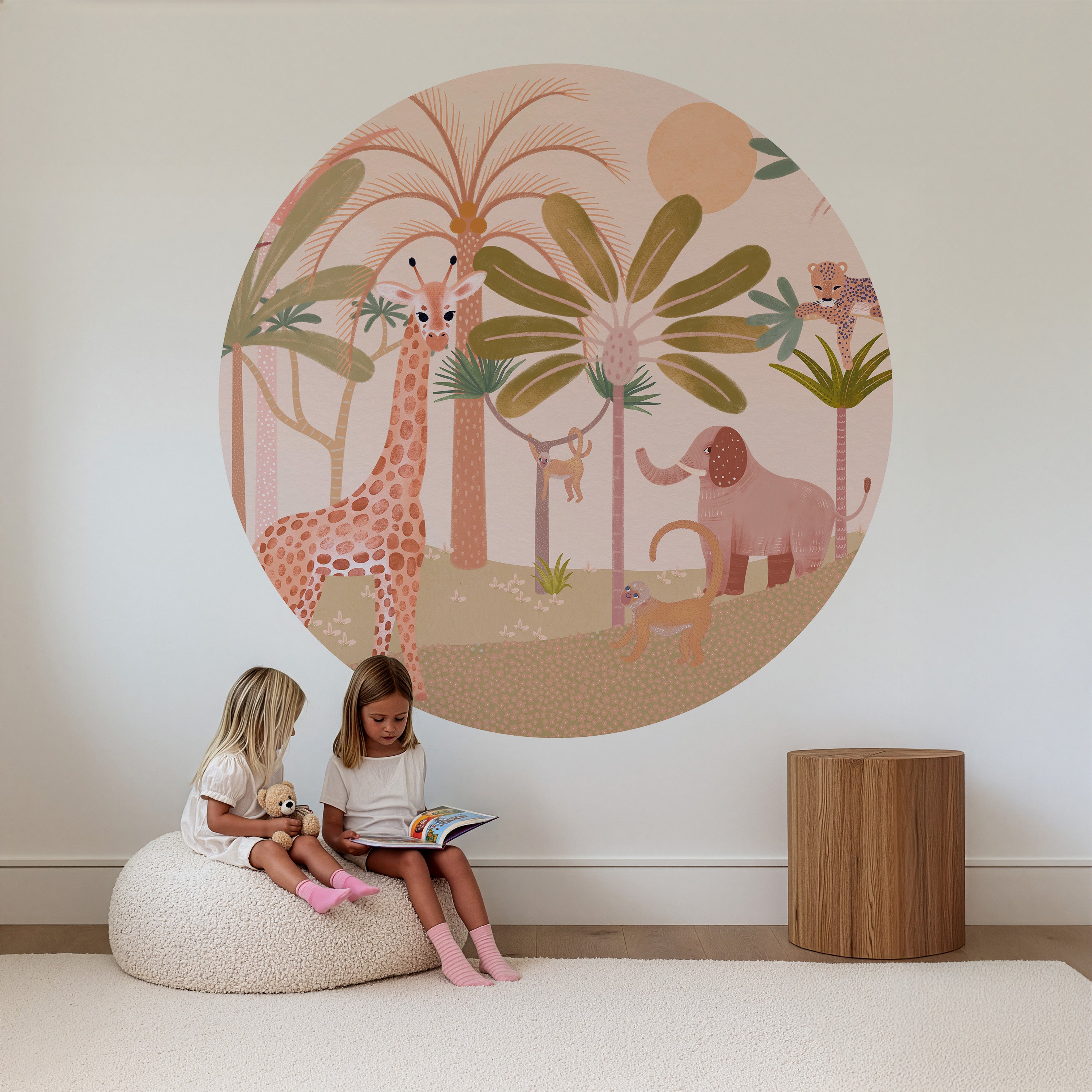 Behangcirkel - Africa Blossom