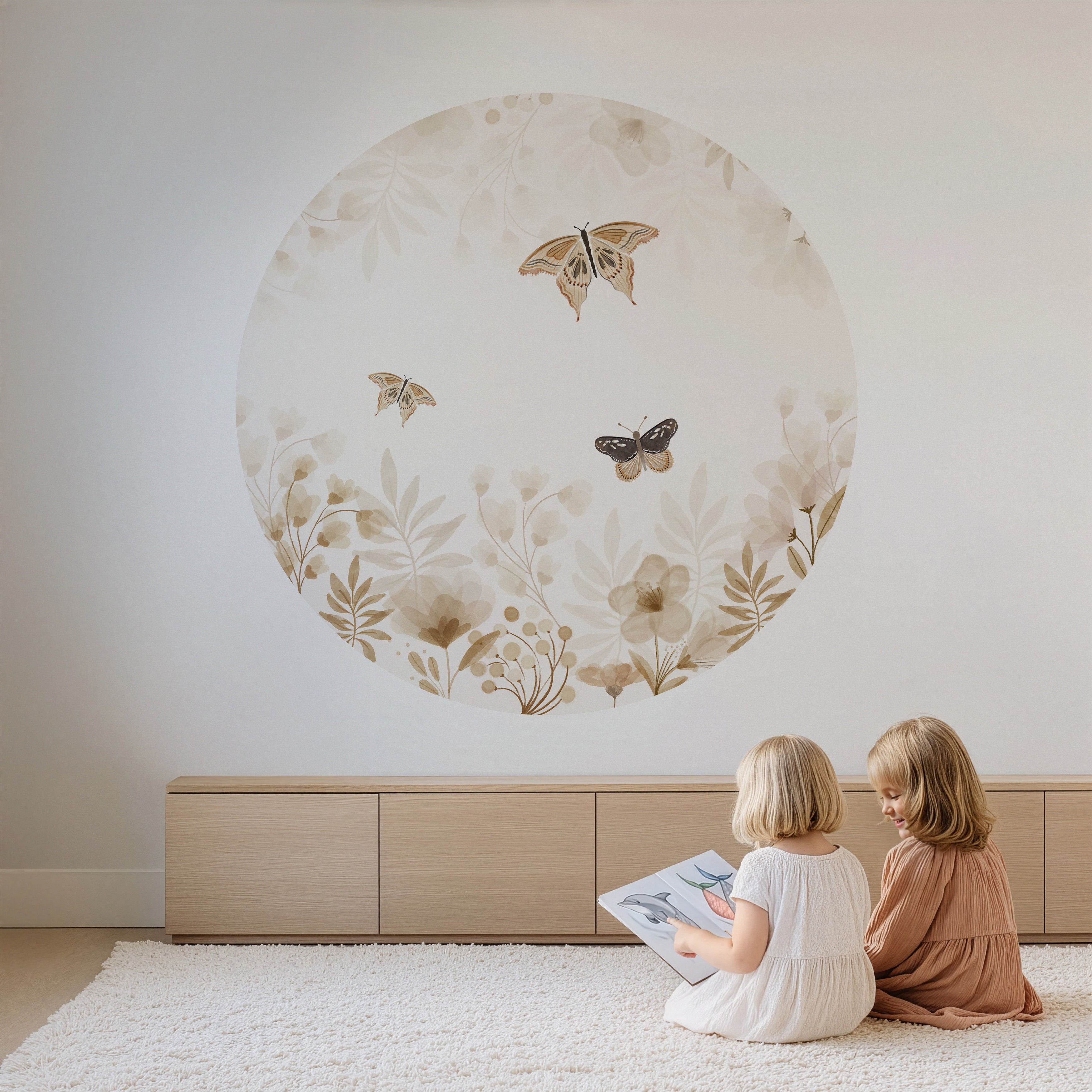 Behangcirkel - Vintage Field