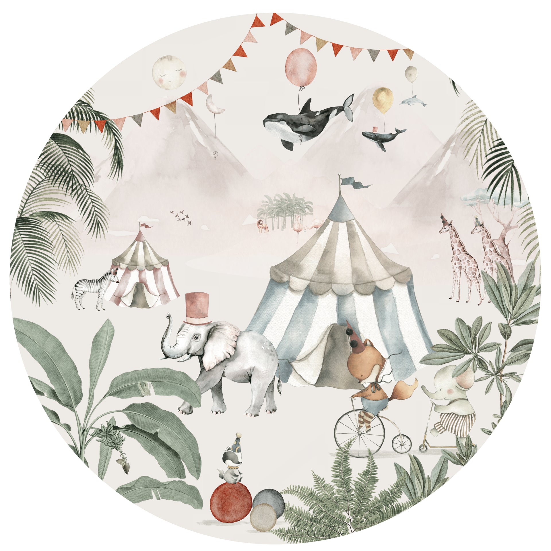 Behangcirkel - Wild Circus