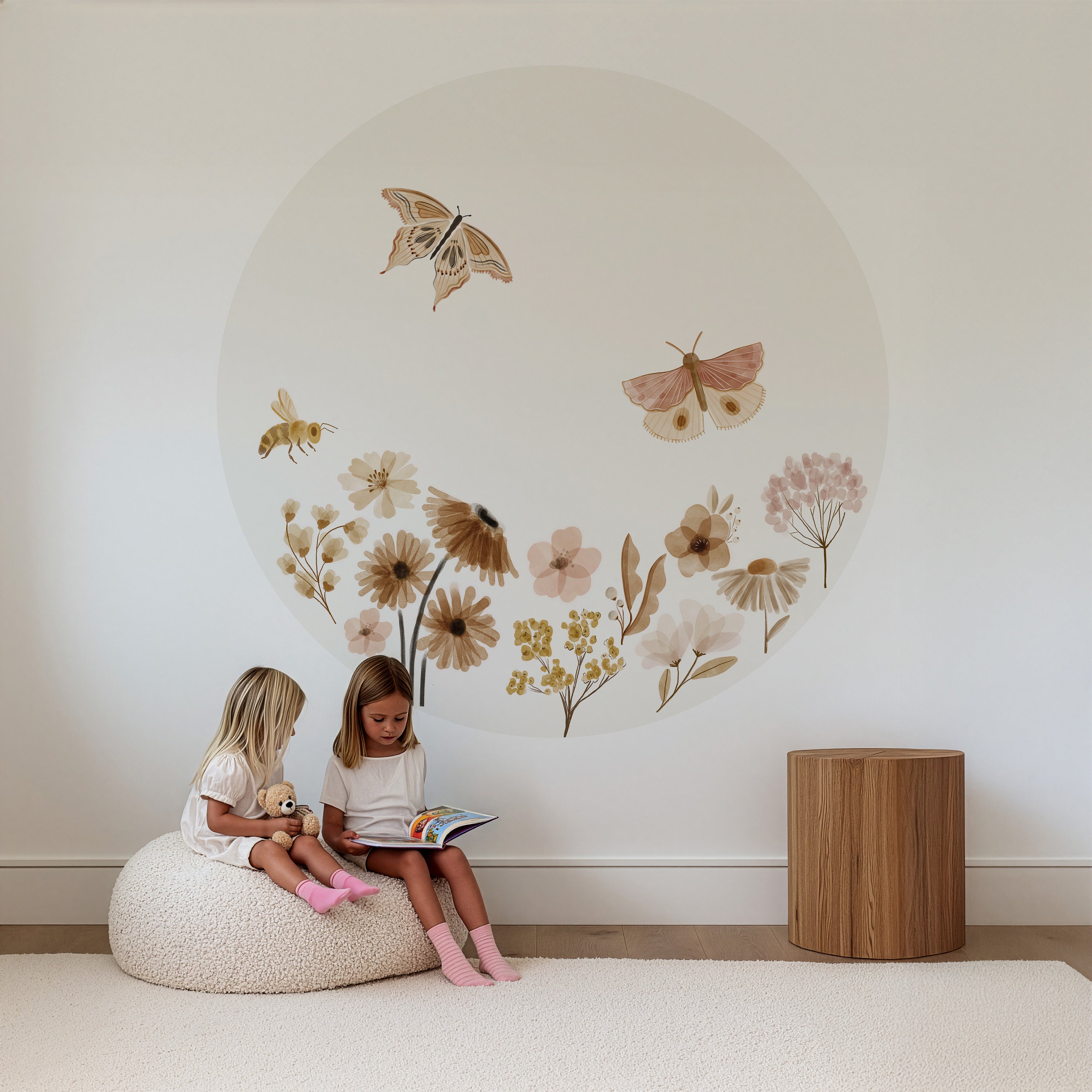 Behangcirkel - Vintage Garden